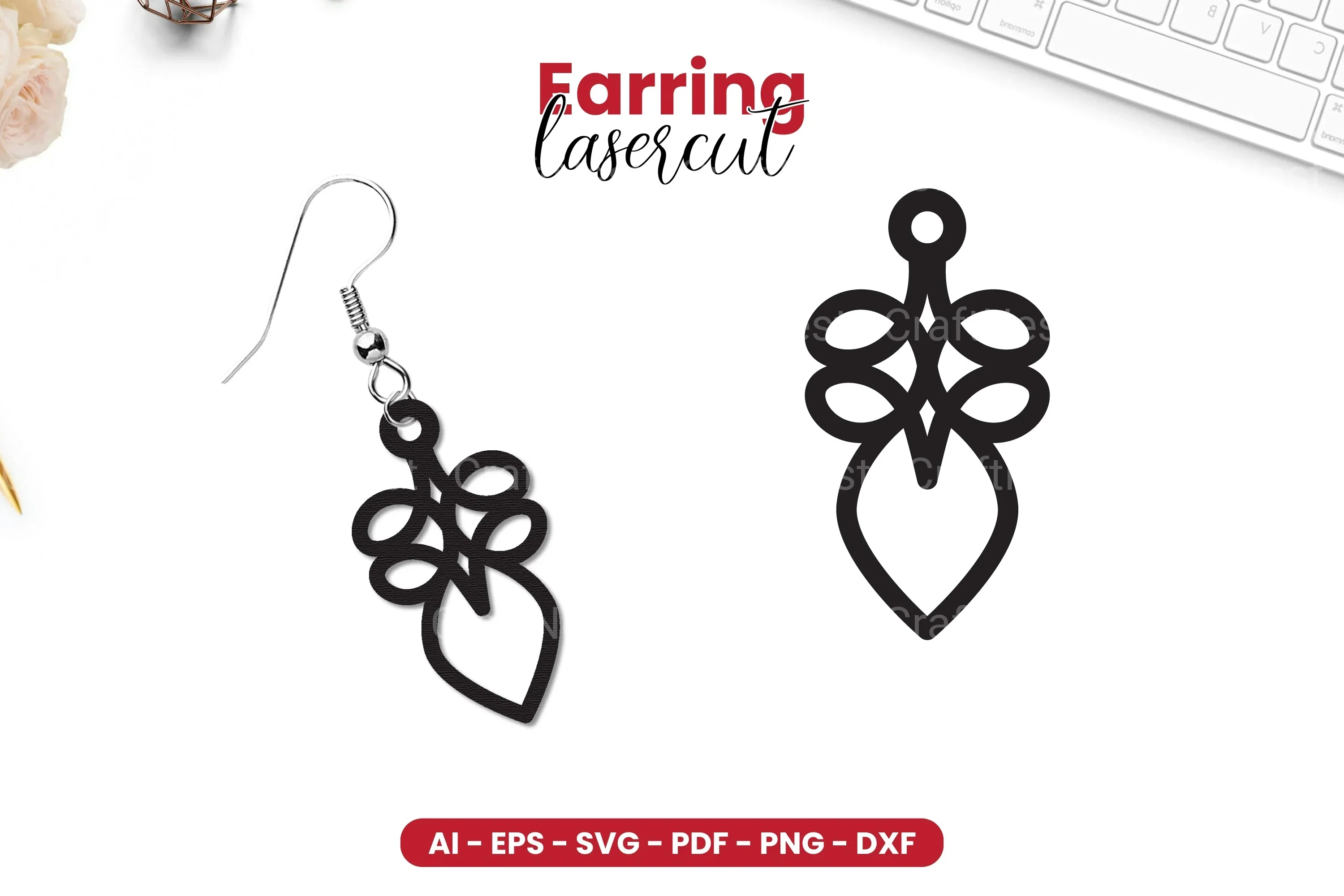 Earring Lasercut SVG Bundle - 37 Designs