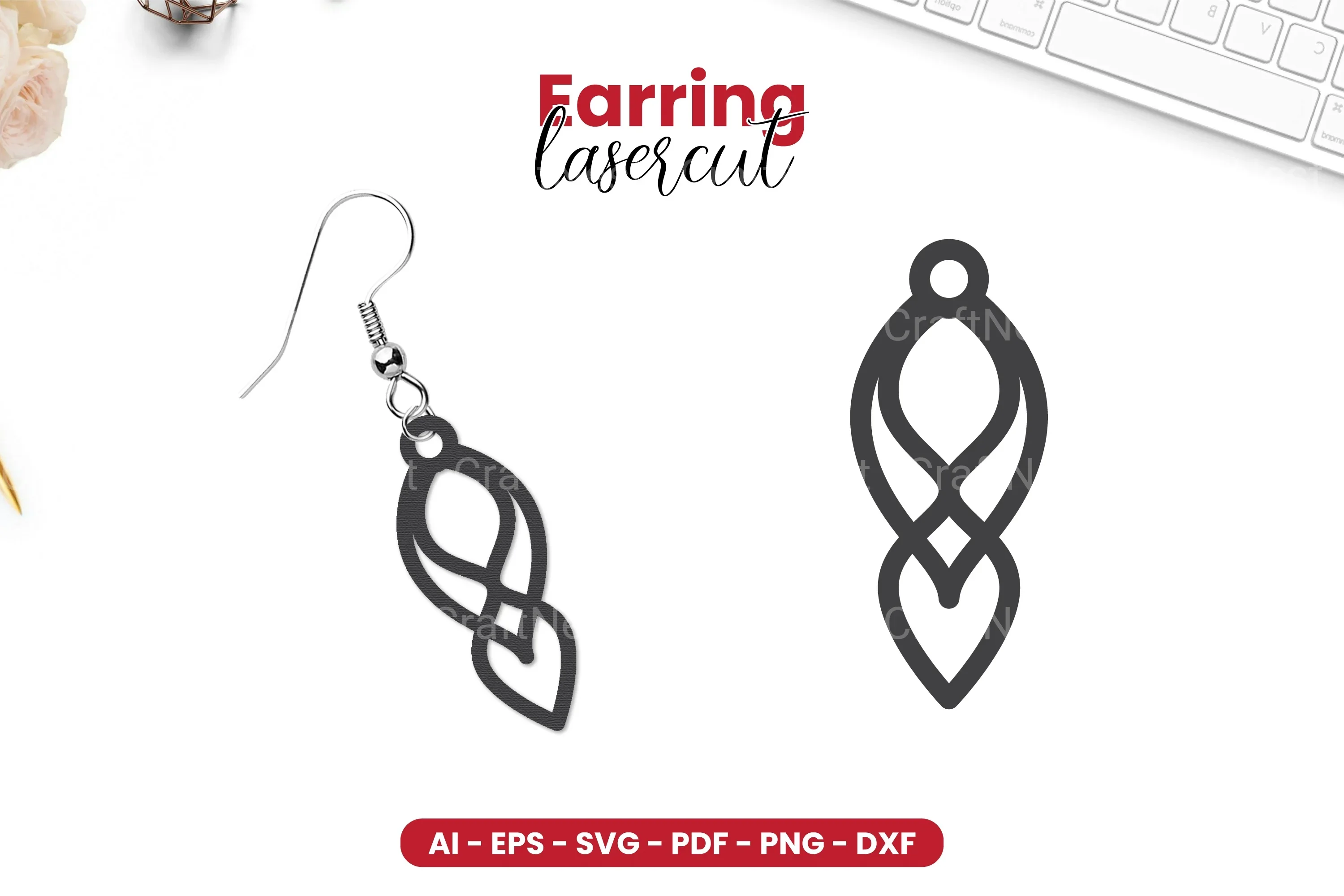 Earring Lasercut SVG Bundle - 69 Designs