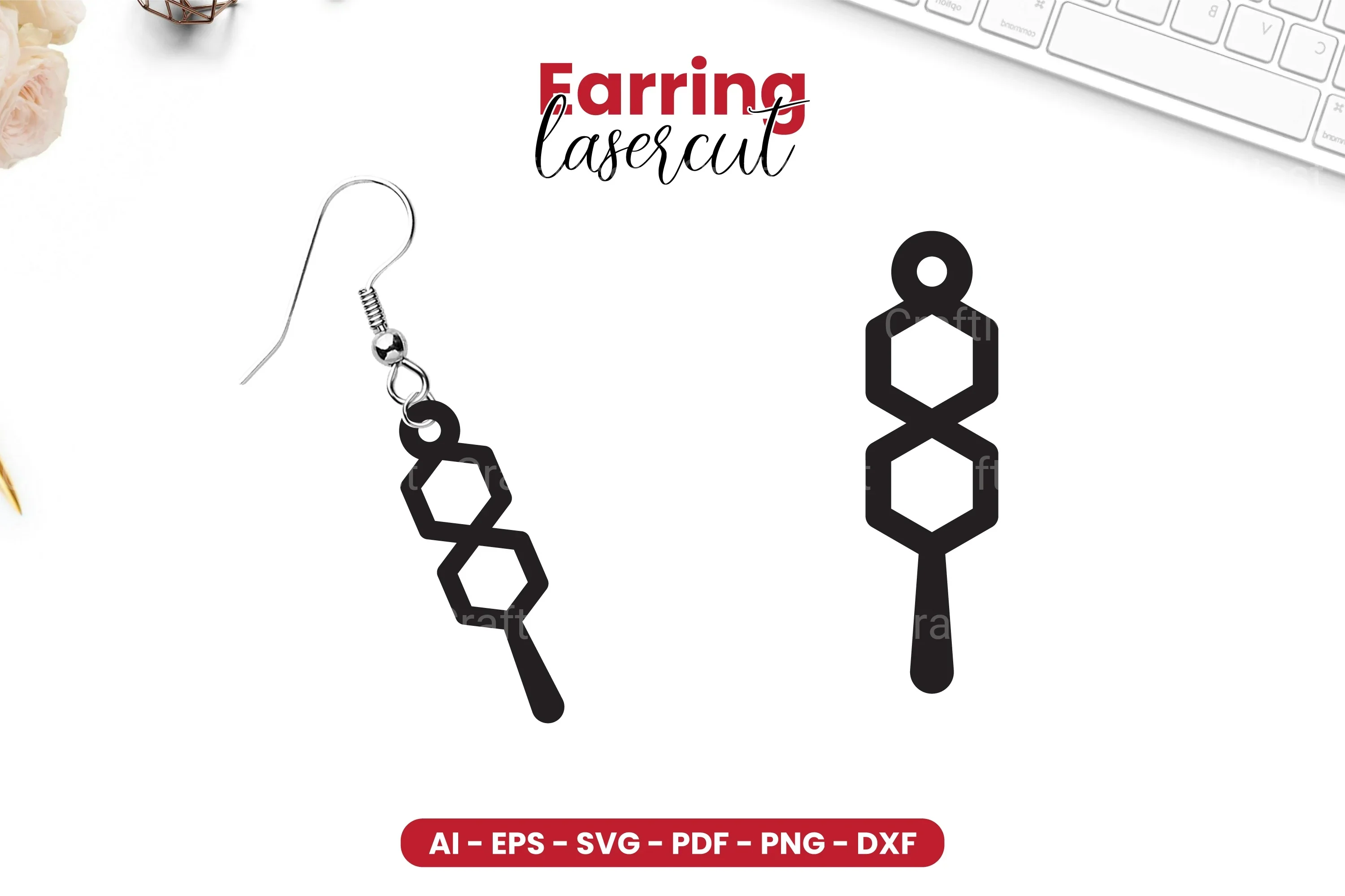 Earring Lasercut SVG Bundle