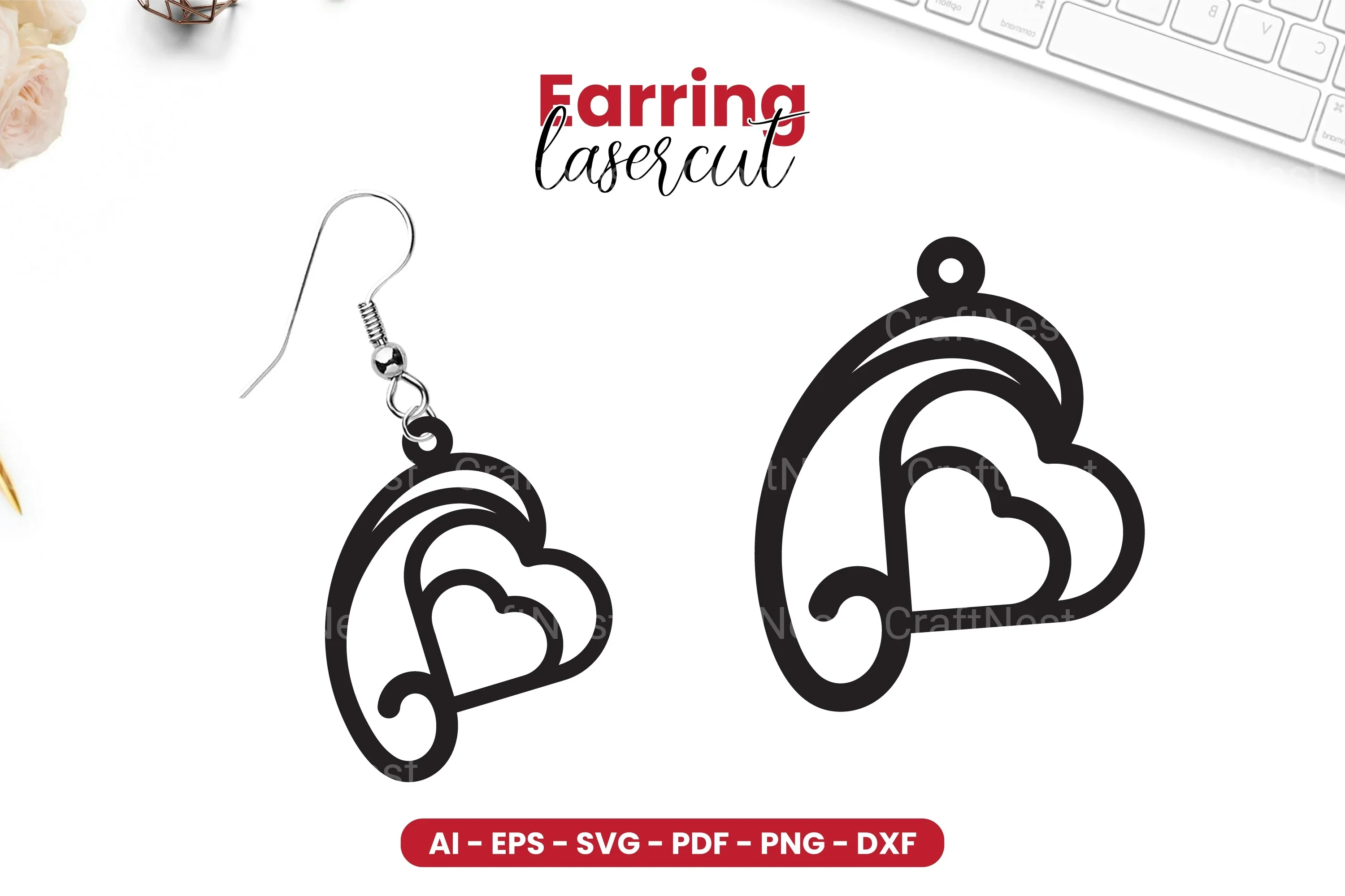 Earring Lasercut SVG Bundle