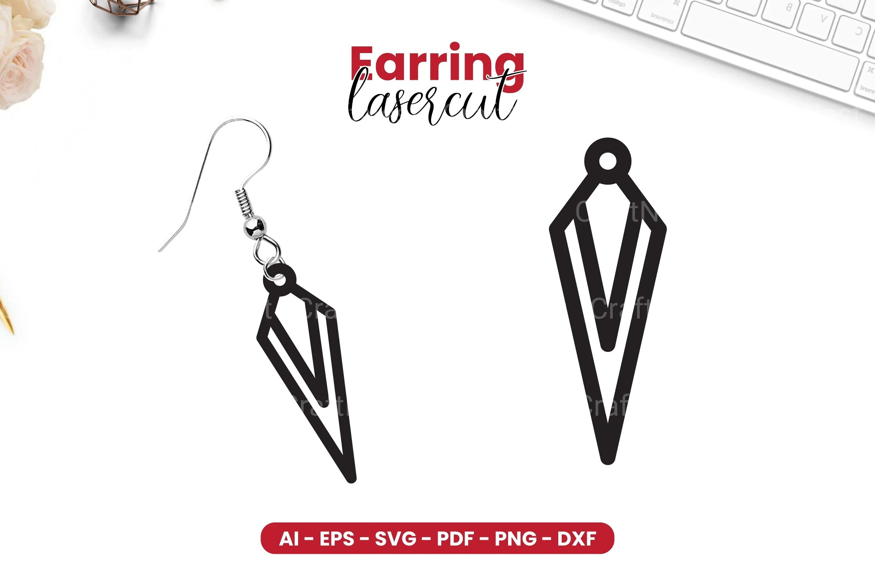 Earring Lasercut SVG Bundle