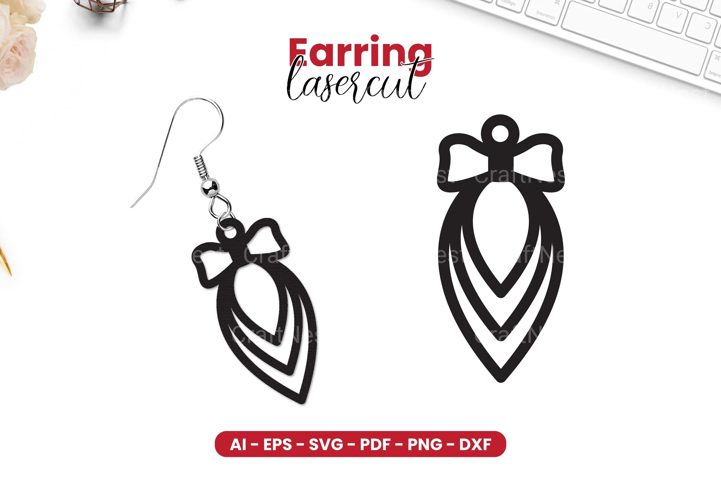 Earring Lasercut SVG Bundle