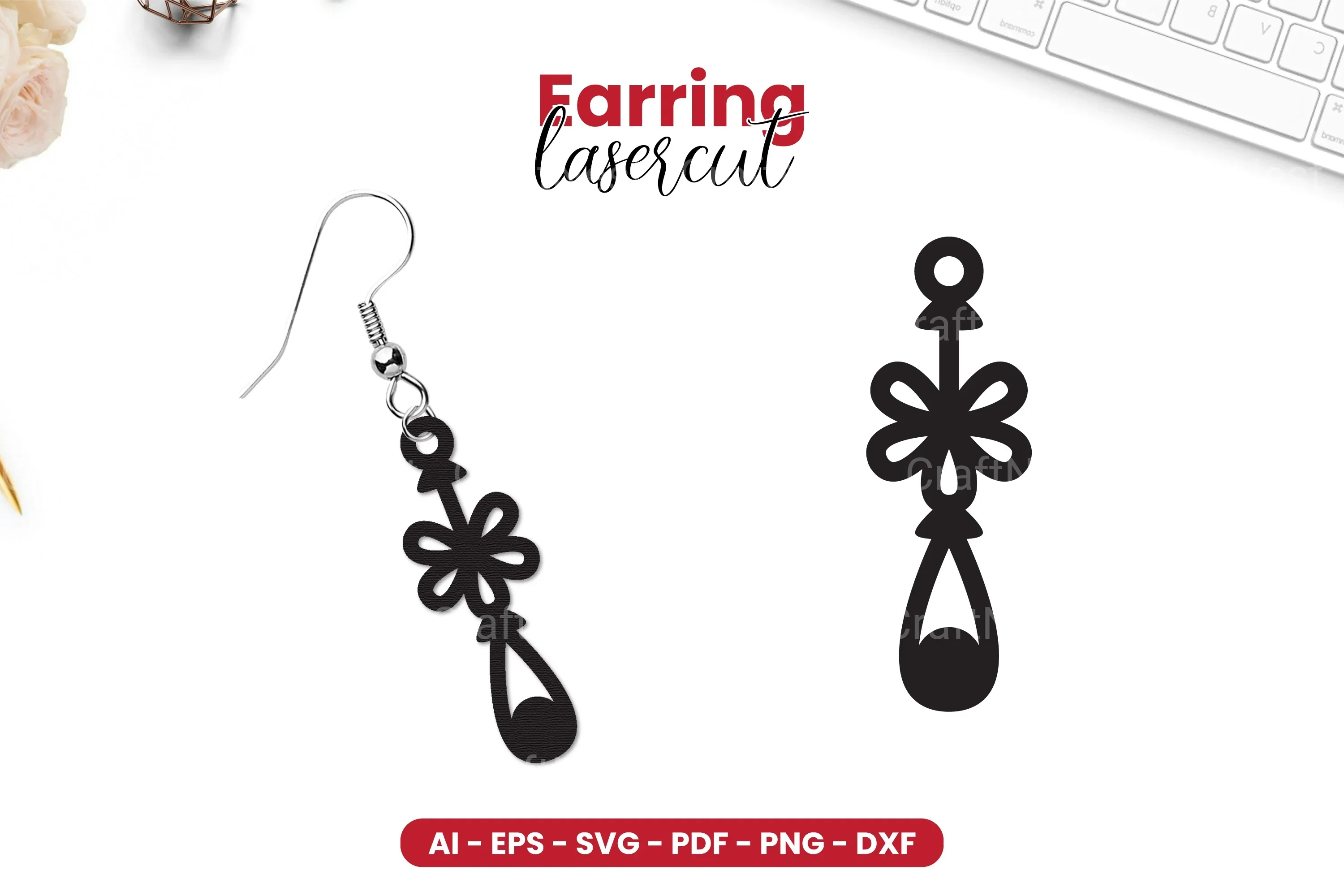 Earring Lasercut SVG Bundle