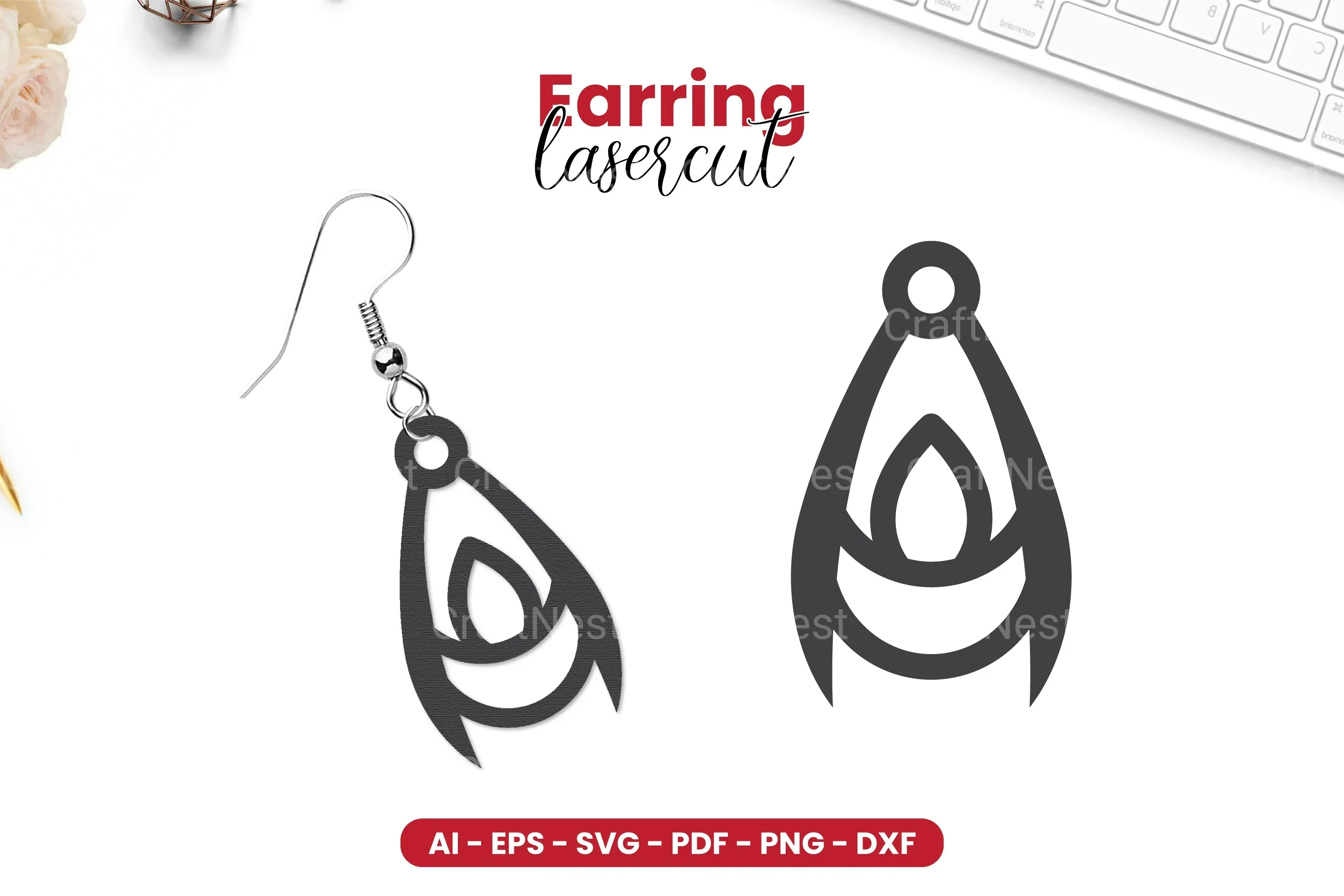Earring Lasercut SVG Bundle