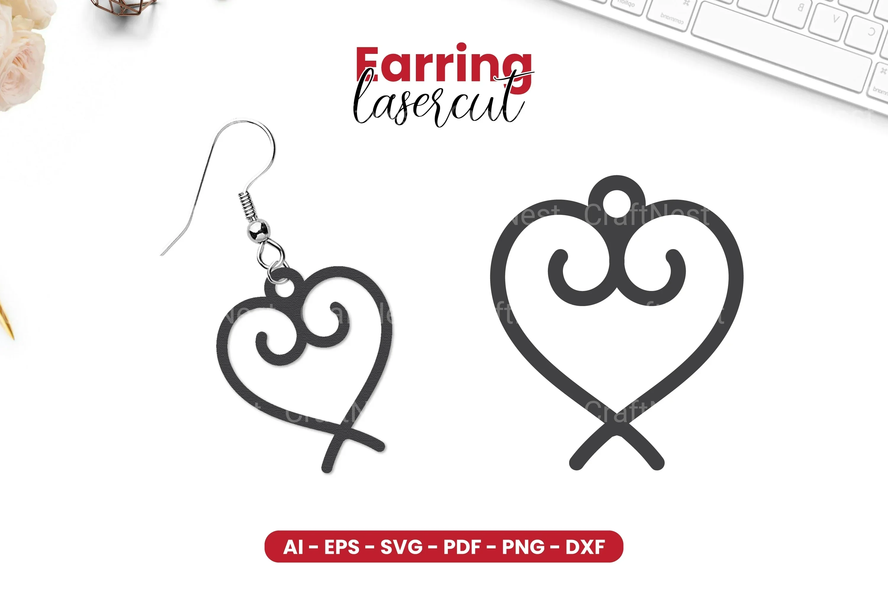 Earring Lasercut SVG Bundle