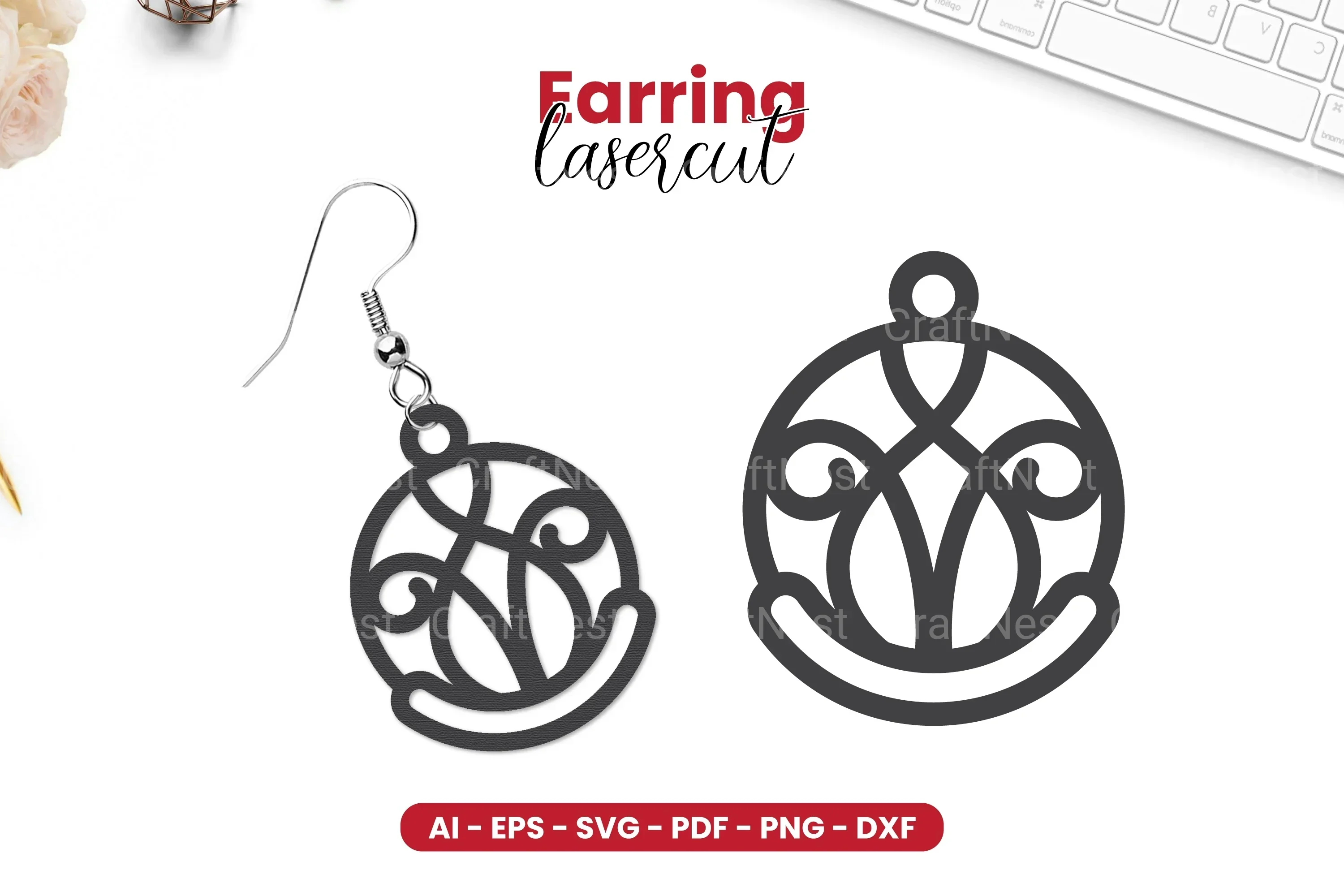 Earring Lasercut SVG Bundle