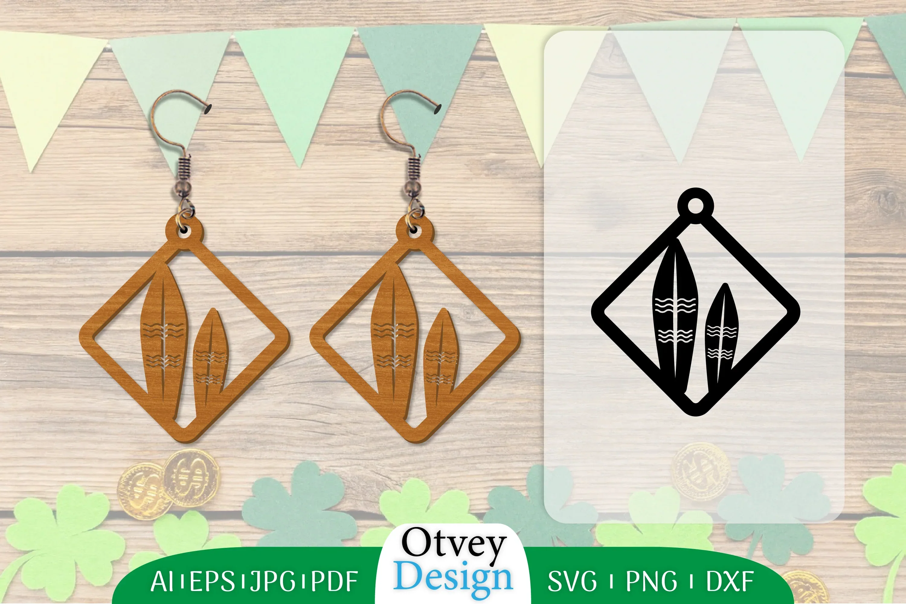 Earring Summer Lasercut SVG Bundle