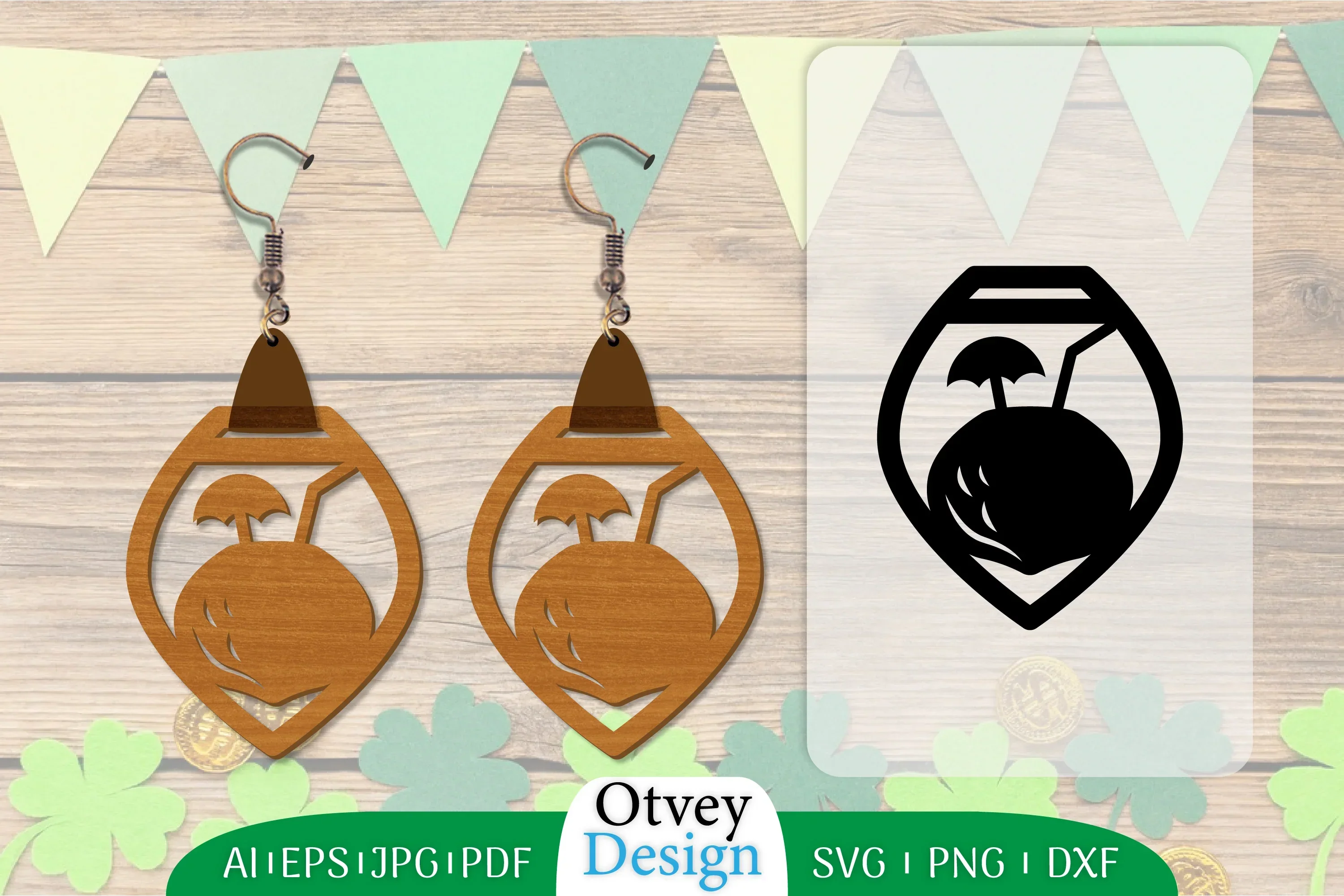 Earring Summer Lasercut SVG Bundle
