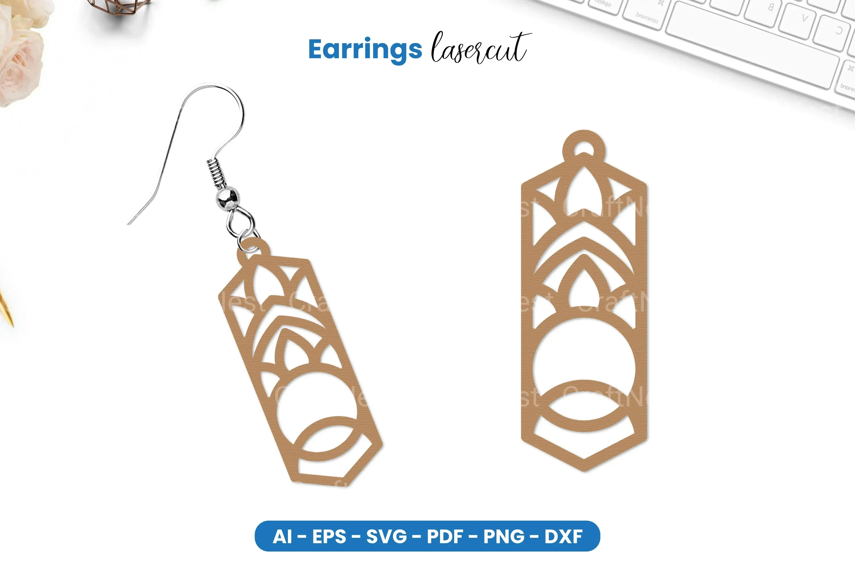 Earrings Lasercut SVG Bundle