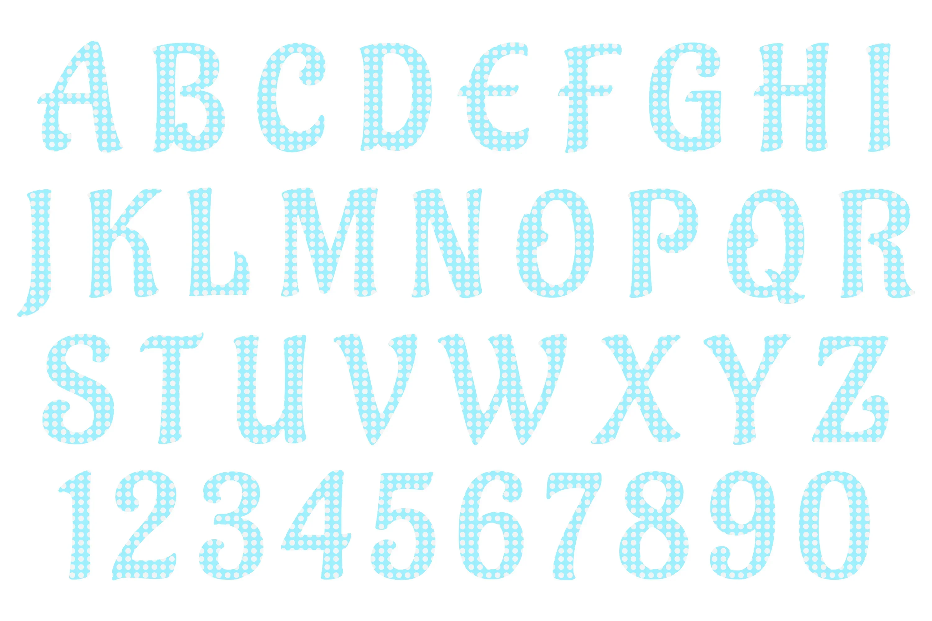 Easter Alphabet Clipart SVG Bundle - Image 2