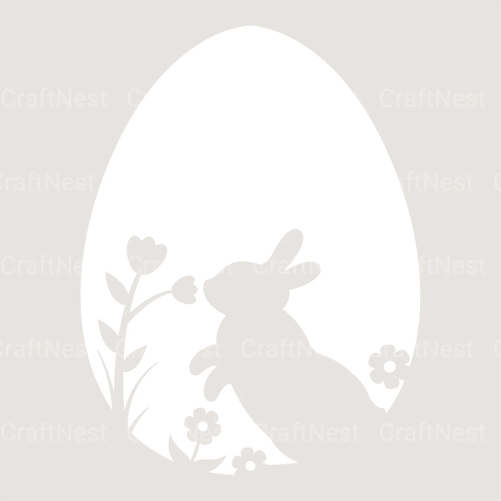 Easter Bunny Layered Papercut SVG Bundle - Image 5