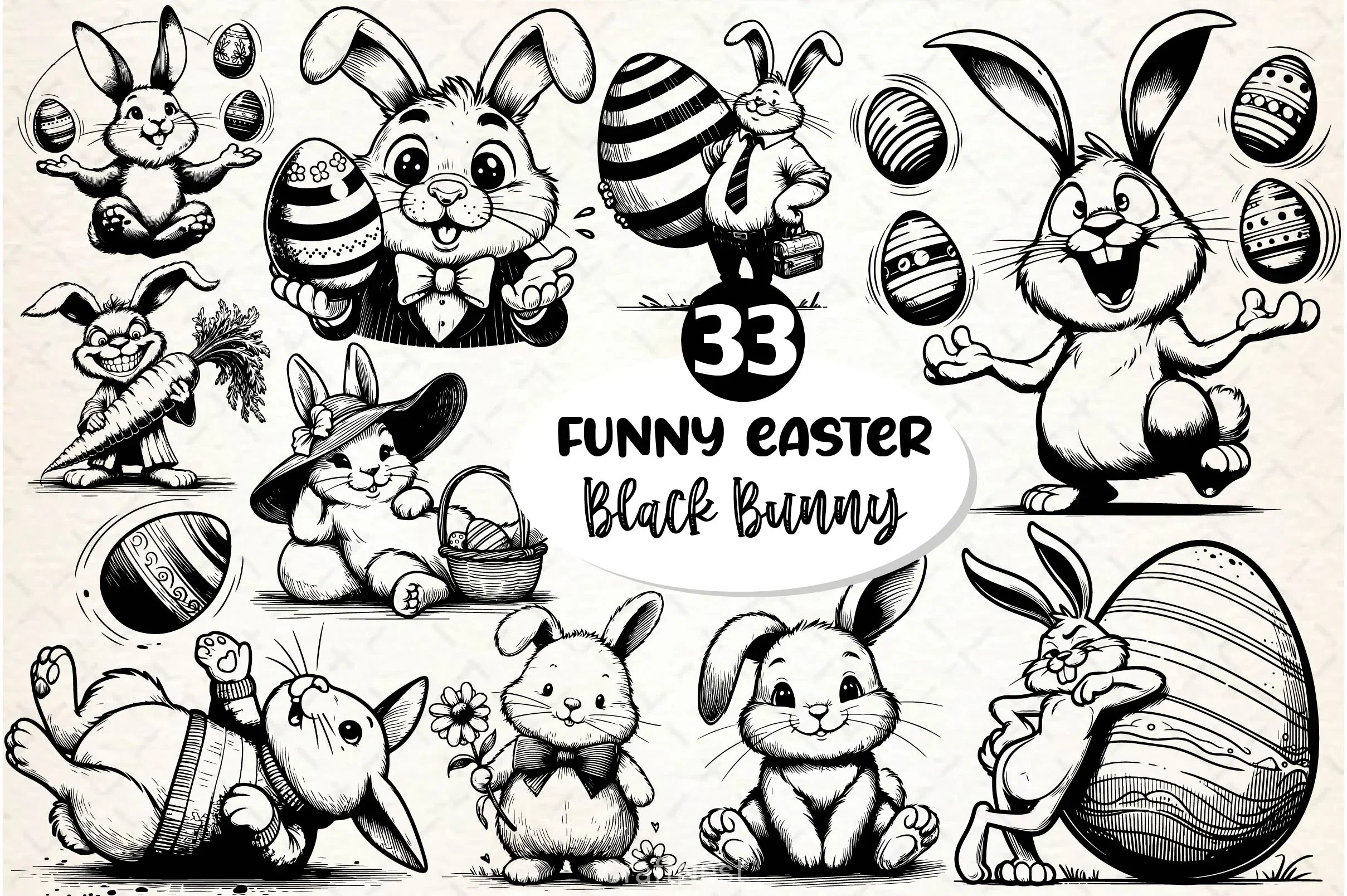 Easter Bunny SVG Bundle