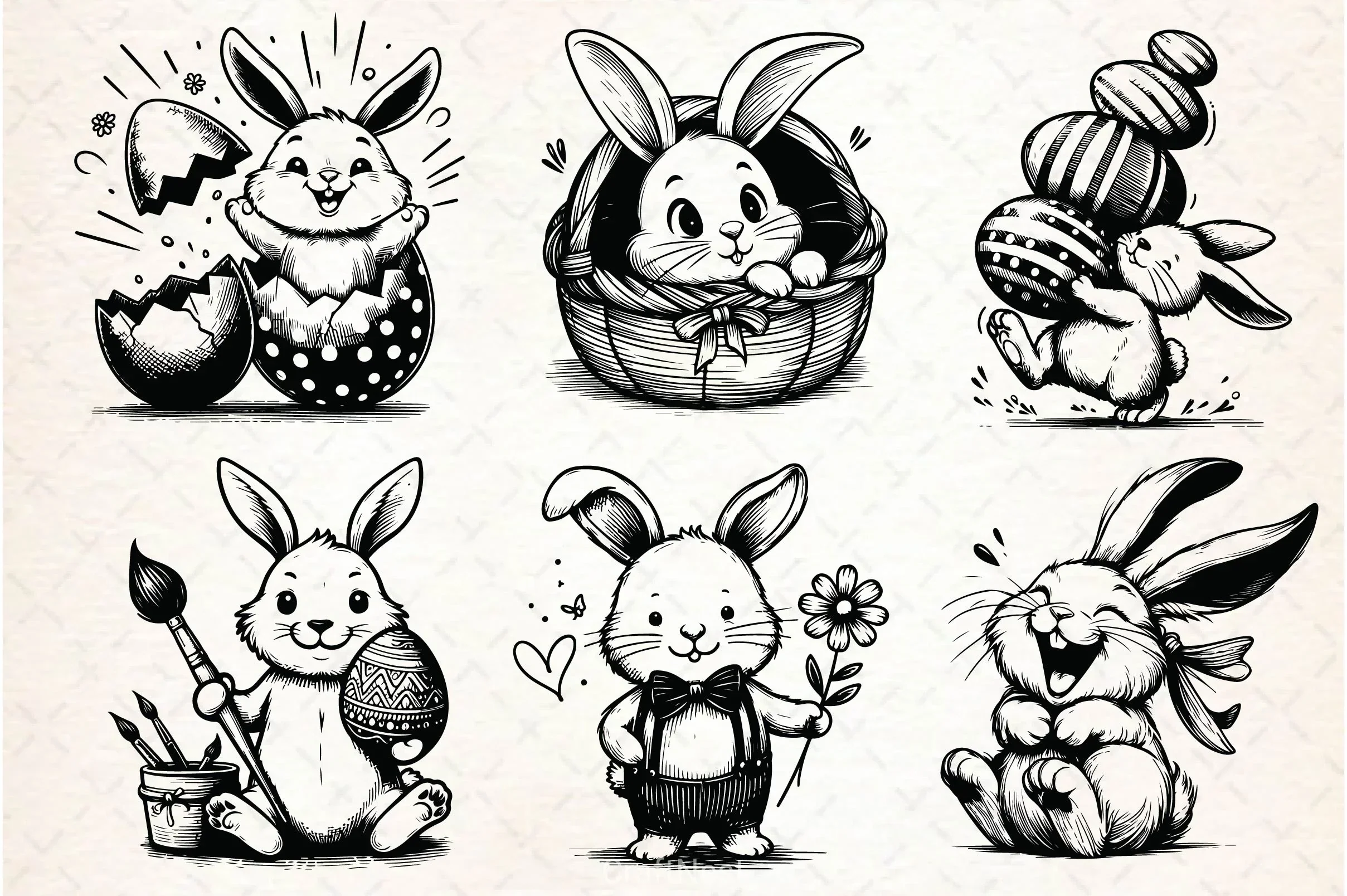 Easter Bunny SVG Bundle - Image 4
