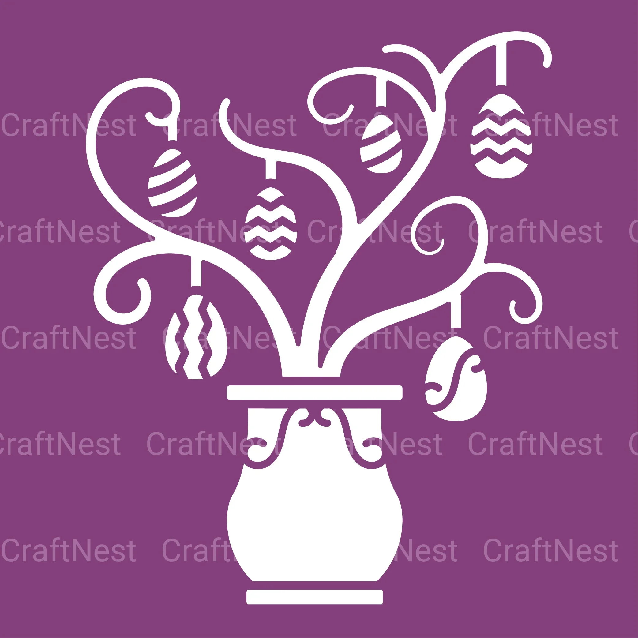 Easter Egg 3D Layered Papercut SVG Bundle - Image 8