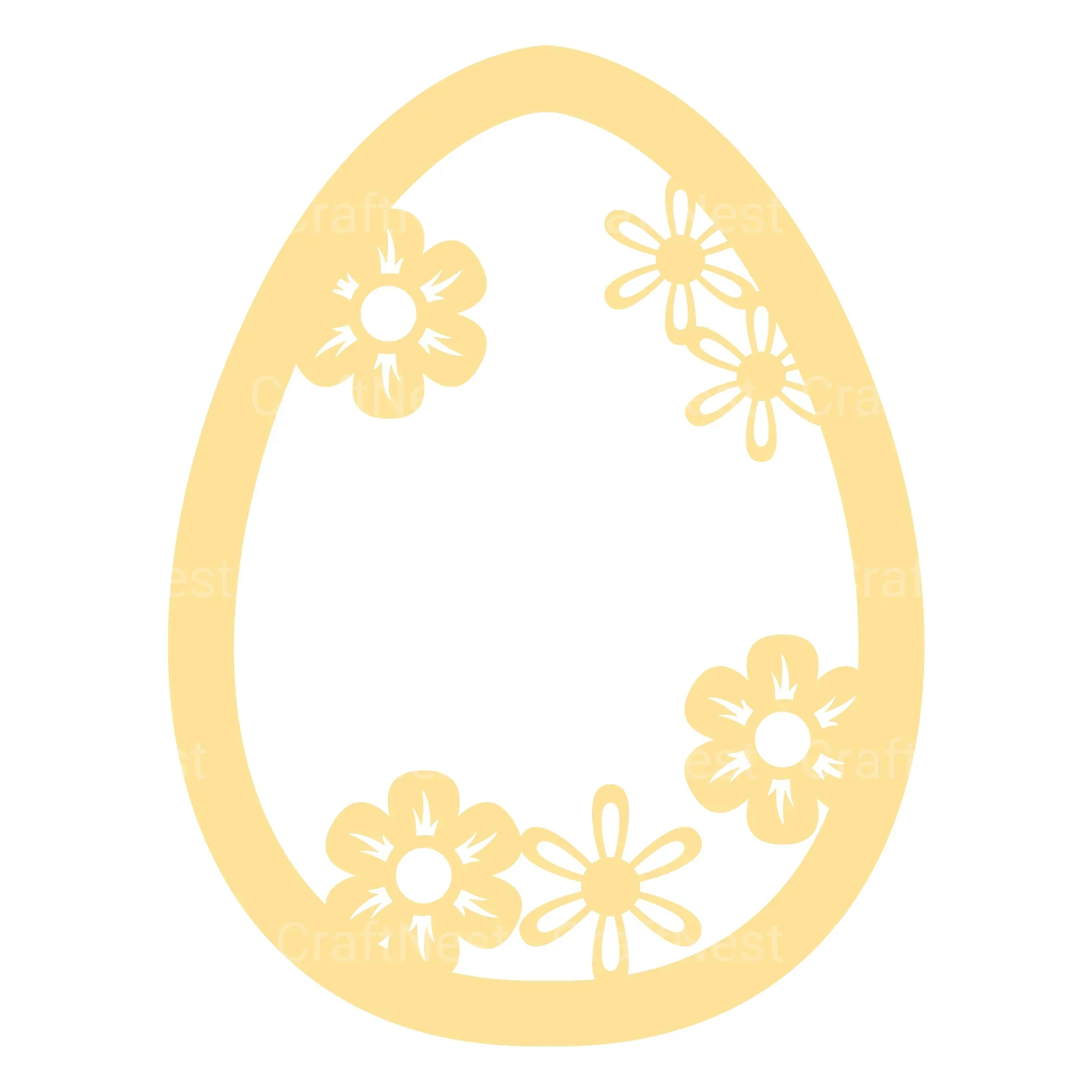 Easter Egg Layered Papercut SVG Bundle - Image 3