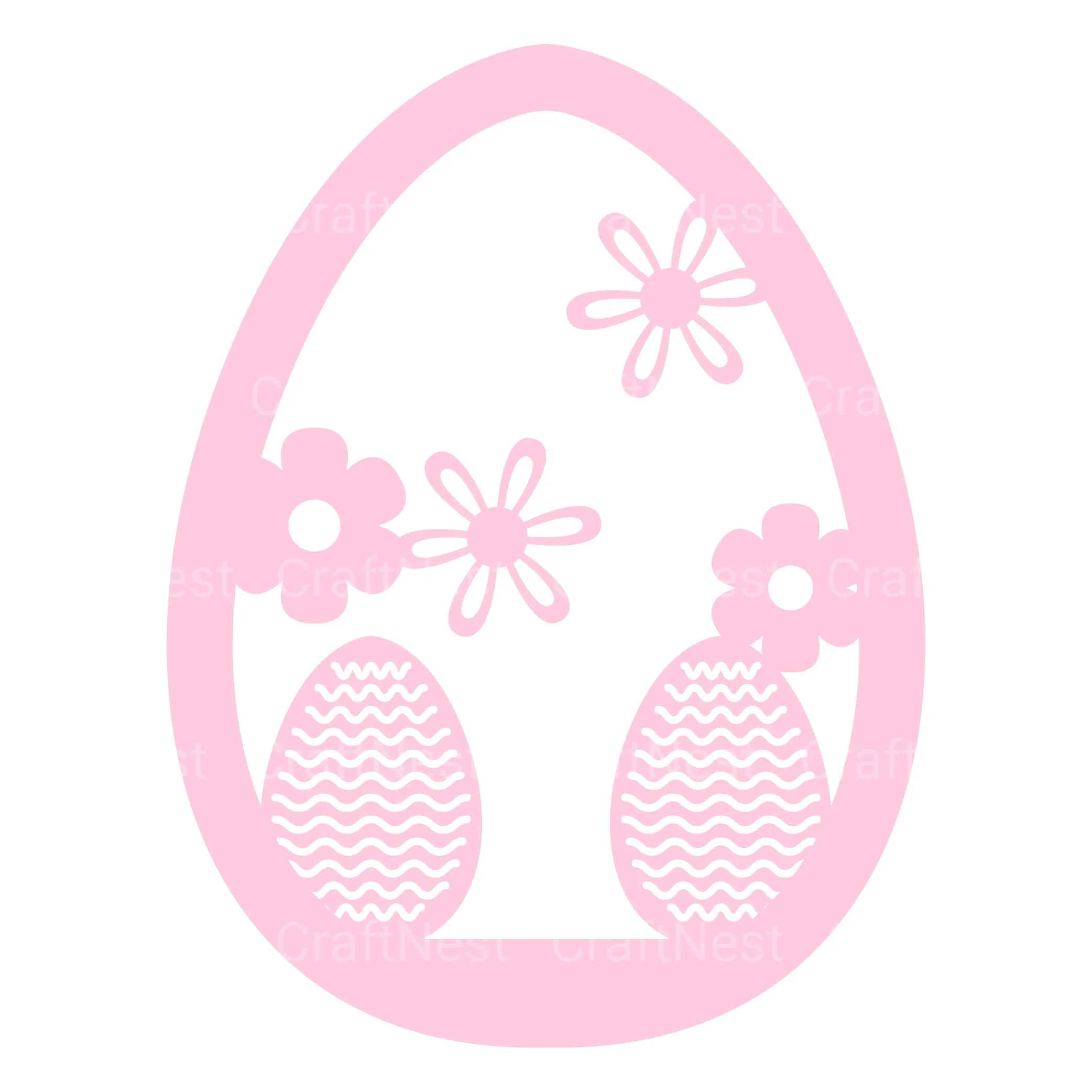 Easter Egg Layered Papercut SVG Bundle - Image 4