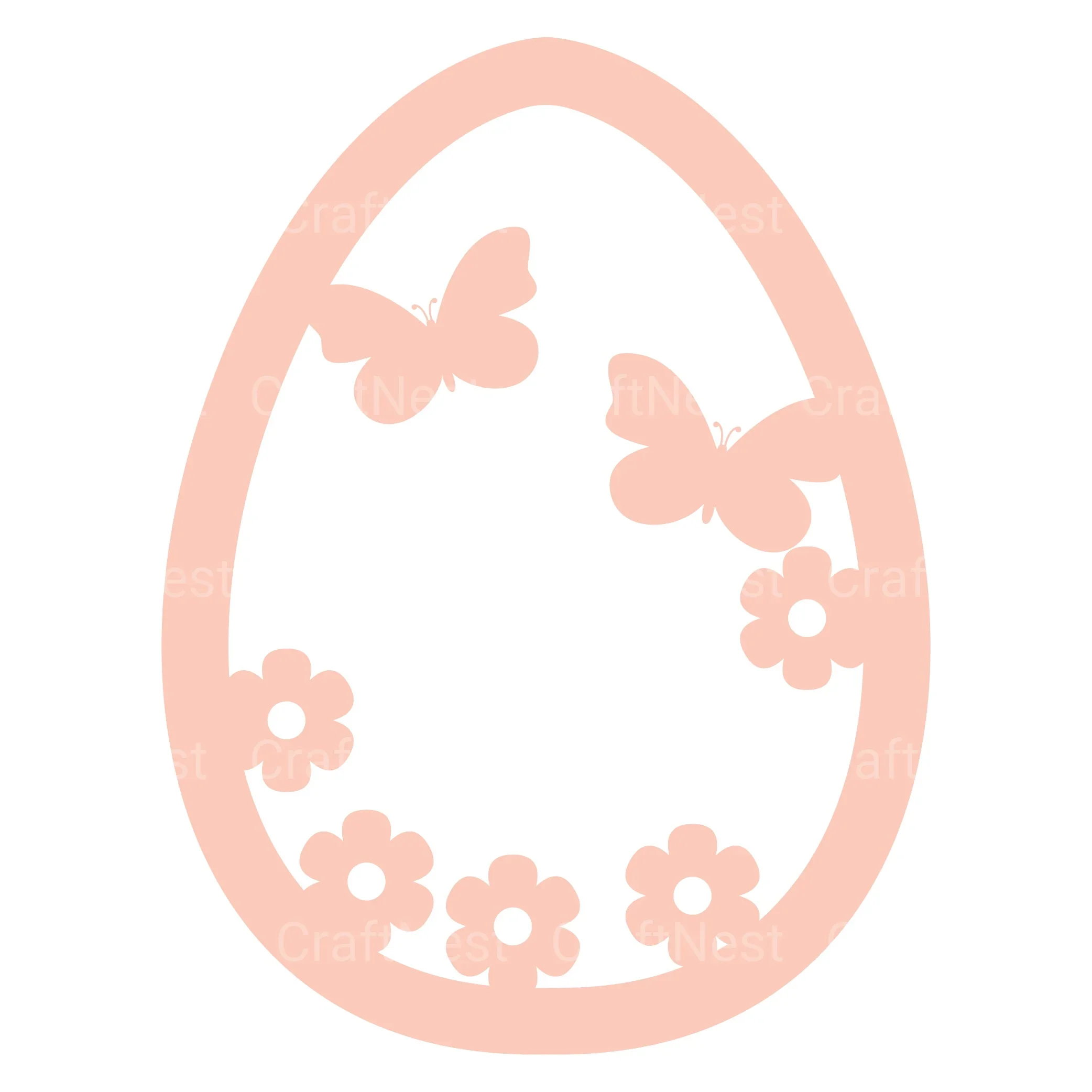 Easter Egg Layered Papercut SVG Bundle - Image 4