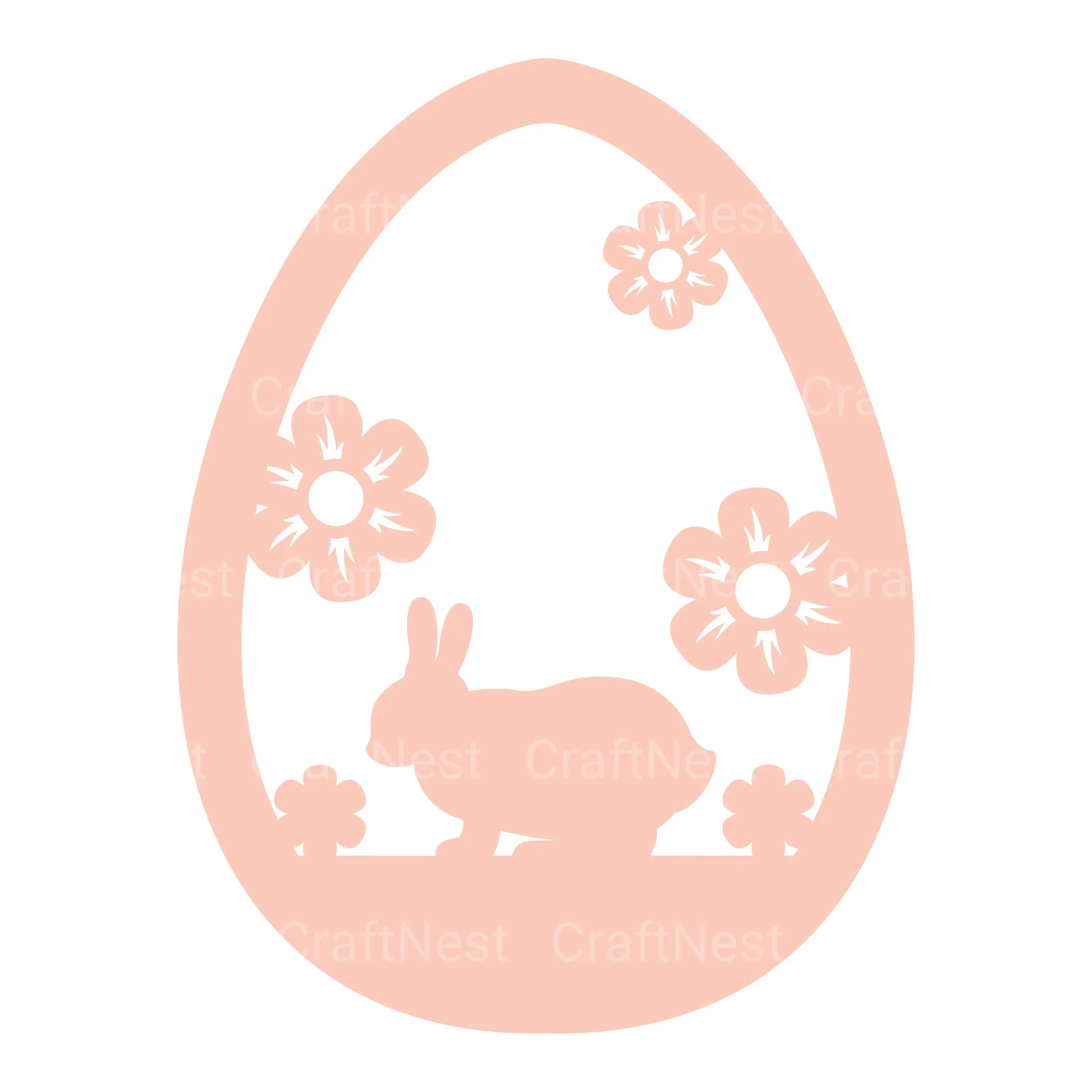 Easter Egg Layered Papercut SVG Bundle - Image 4
