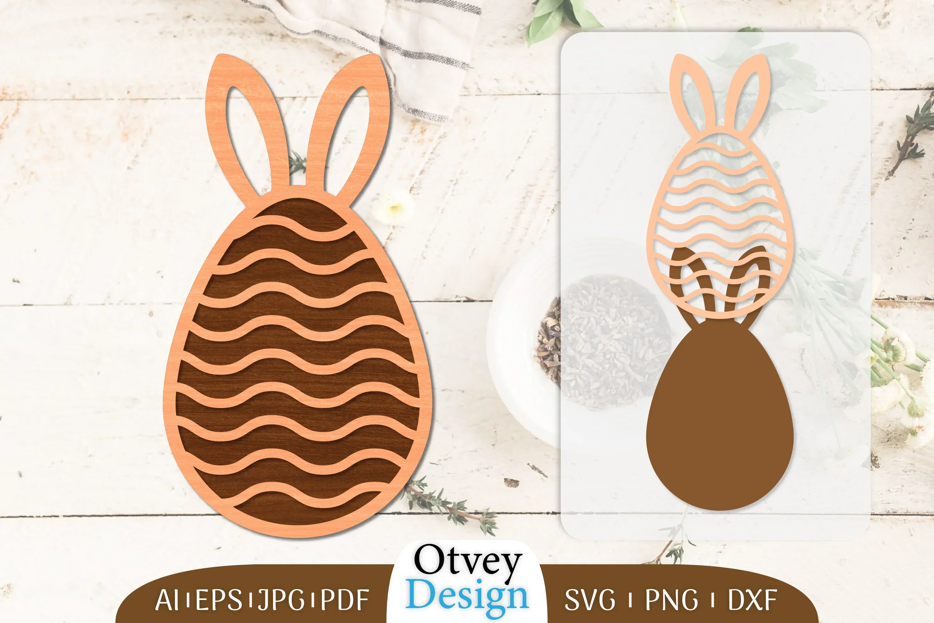Easter Eggs Lasercut SVG Bundle