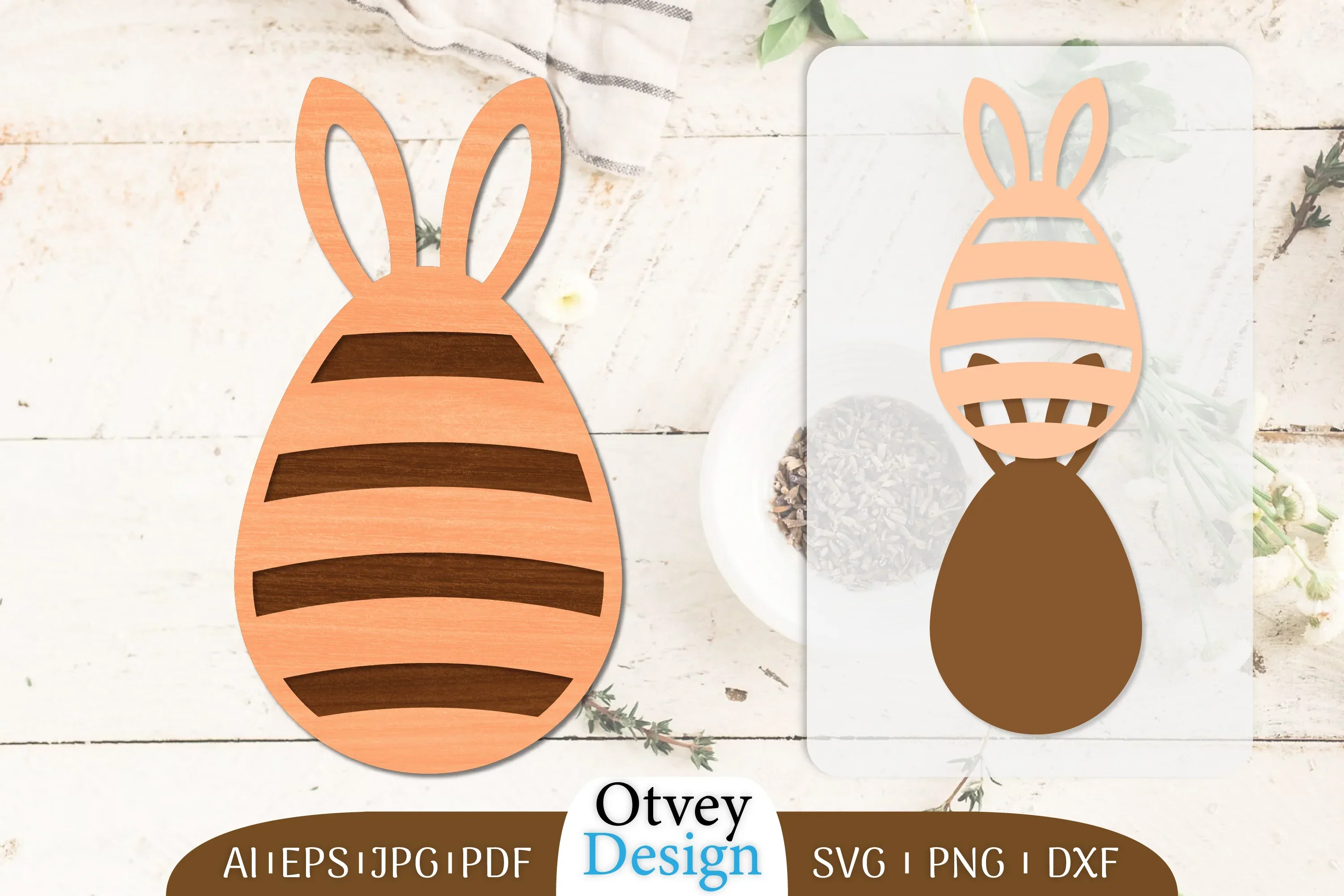 Easter Eggs Lasercut SVG Bundle