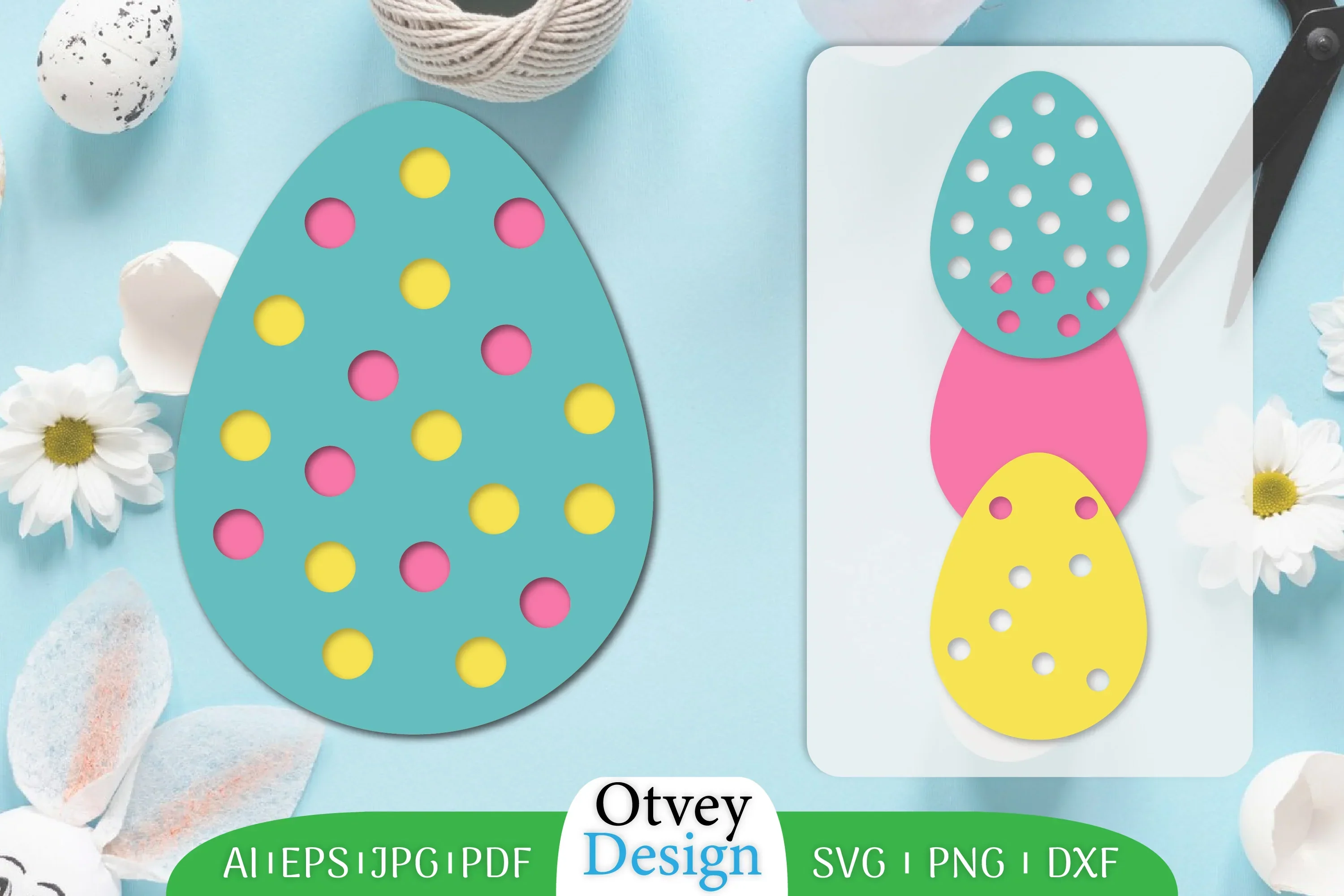 Easter Eggs SVG Bundle