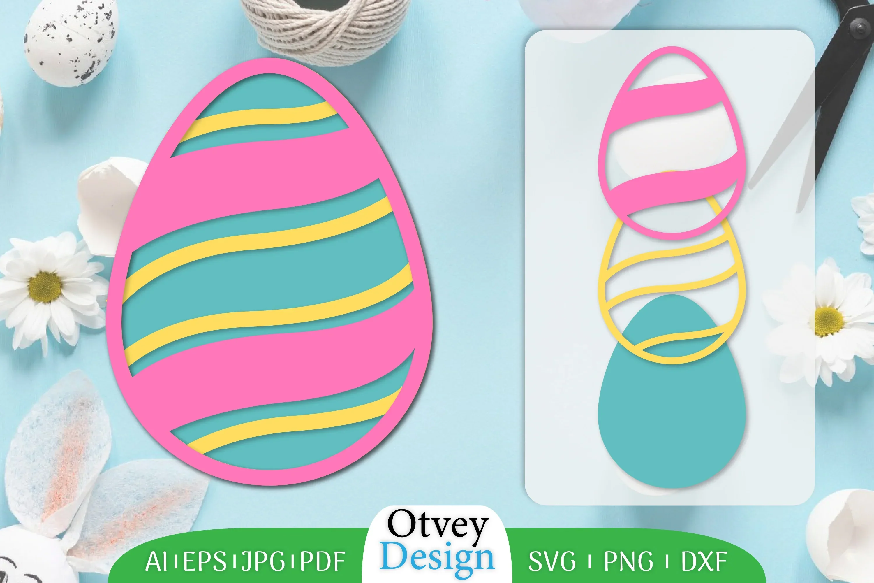 Easter Eggs SVG Bundle
