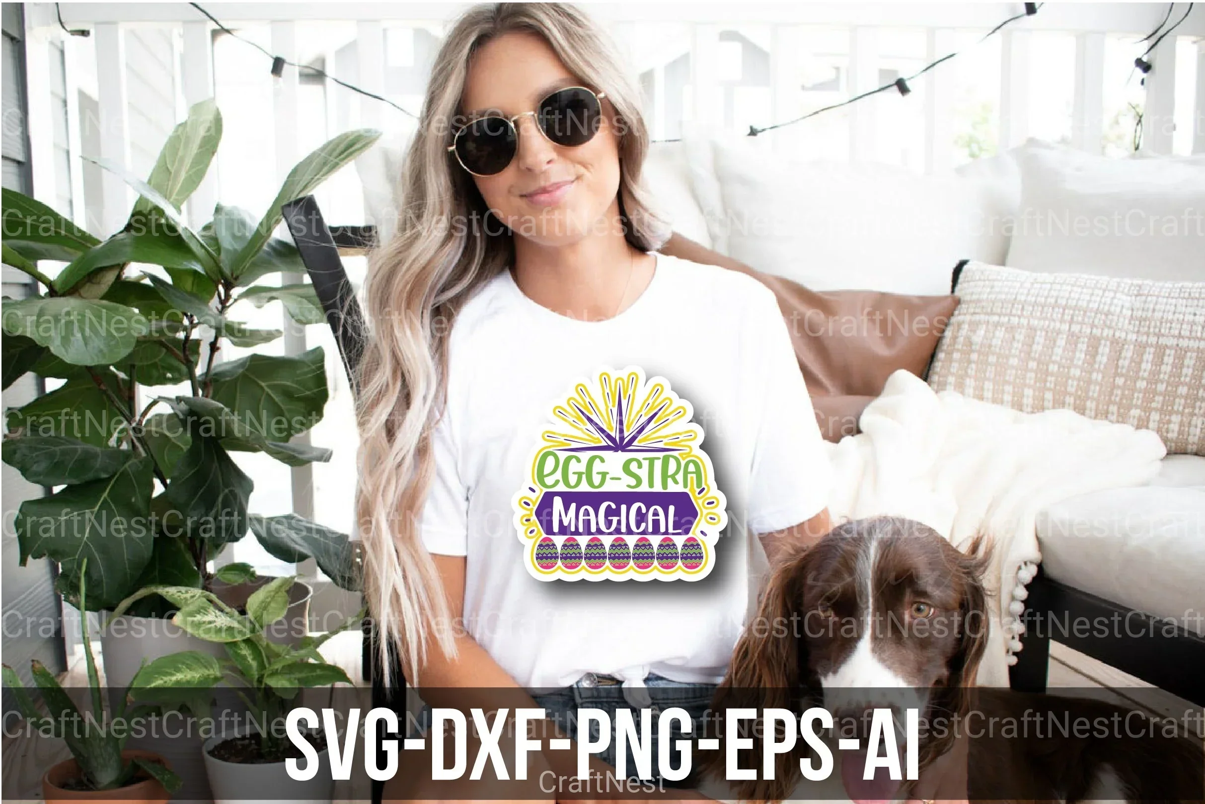 Easter Stickers Design Bundle - Image 13