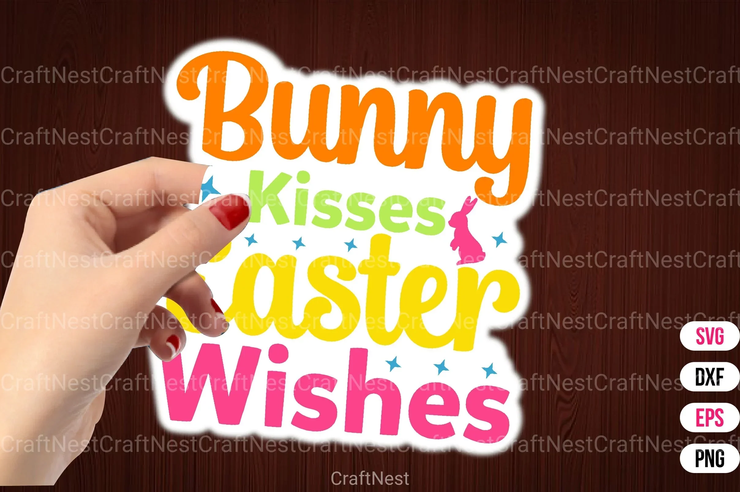 Easter Stickers Design Bundle - Image 9