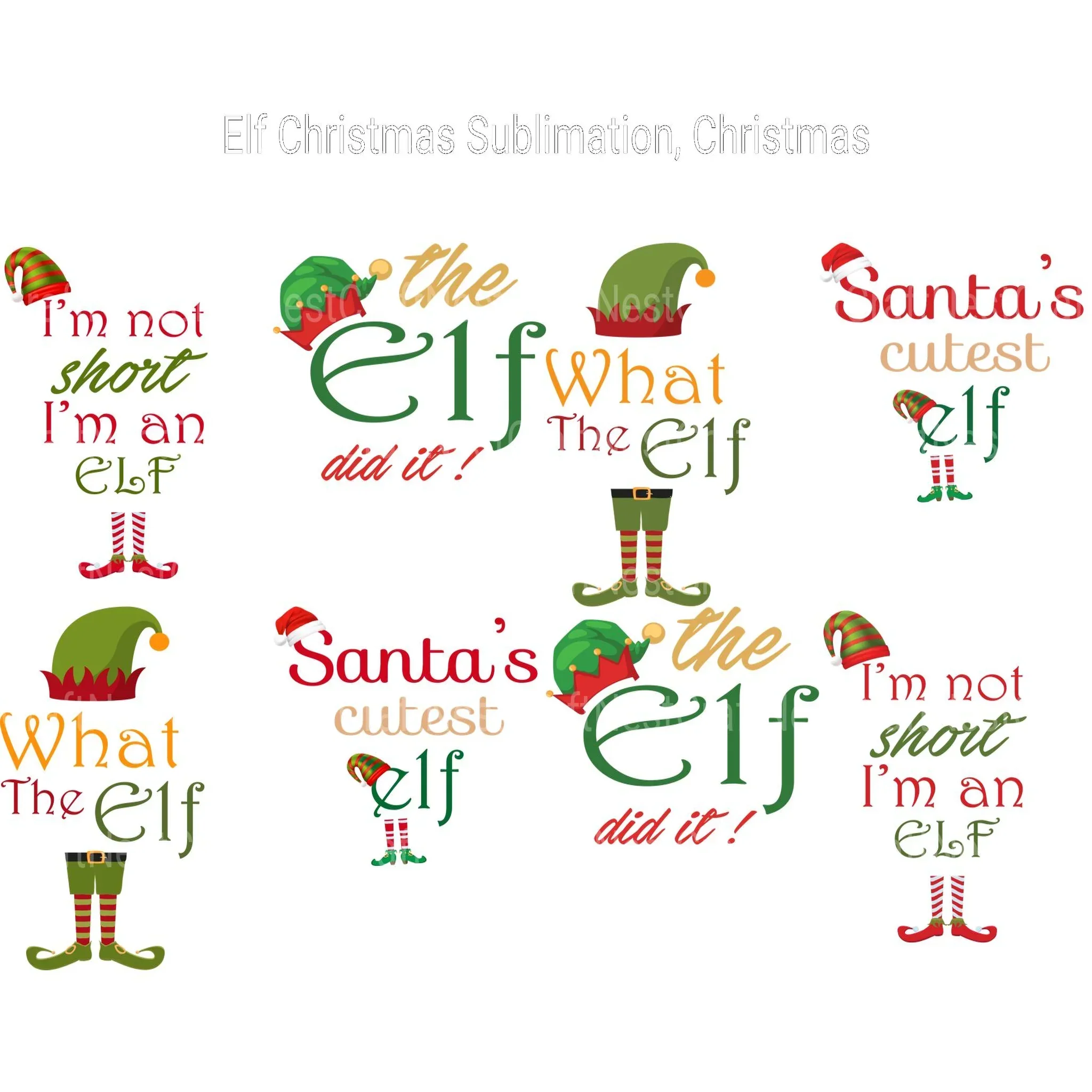 Elf Christmas SVG - Image 2