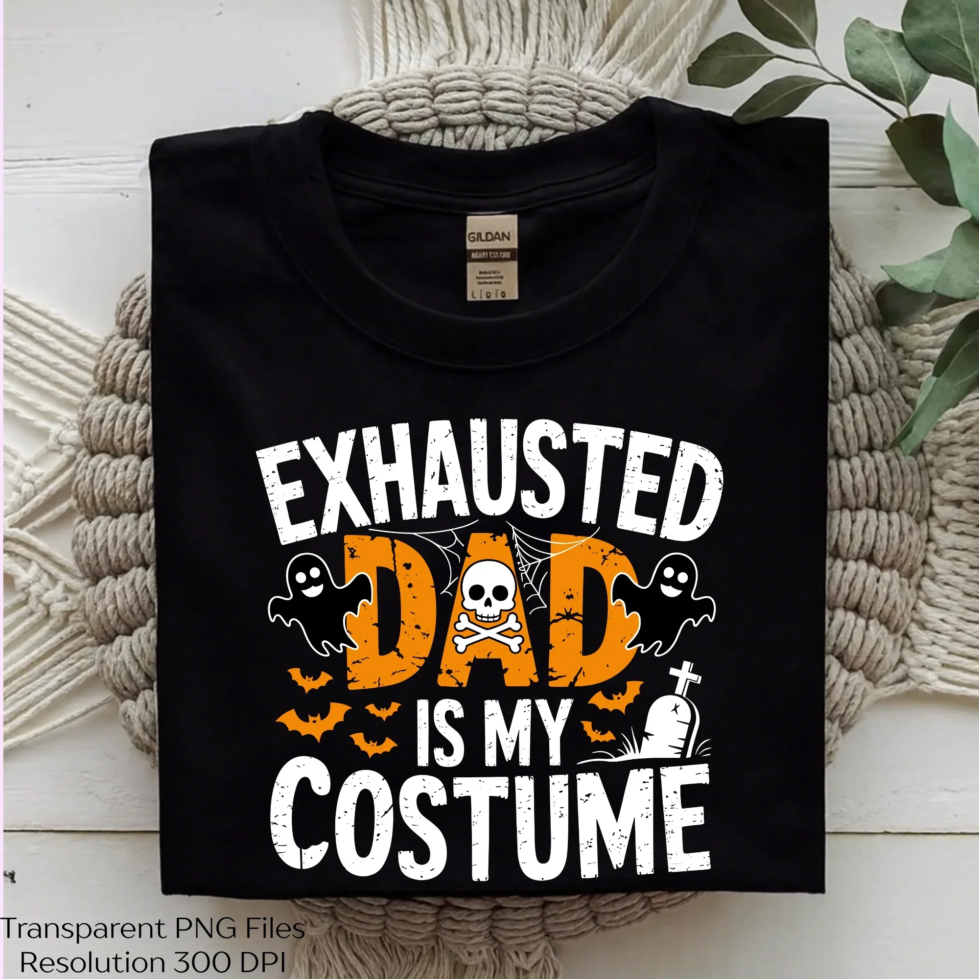 Exhausted Dad Halloween Costume SVG Bundle