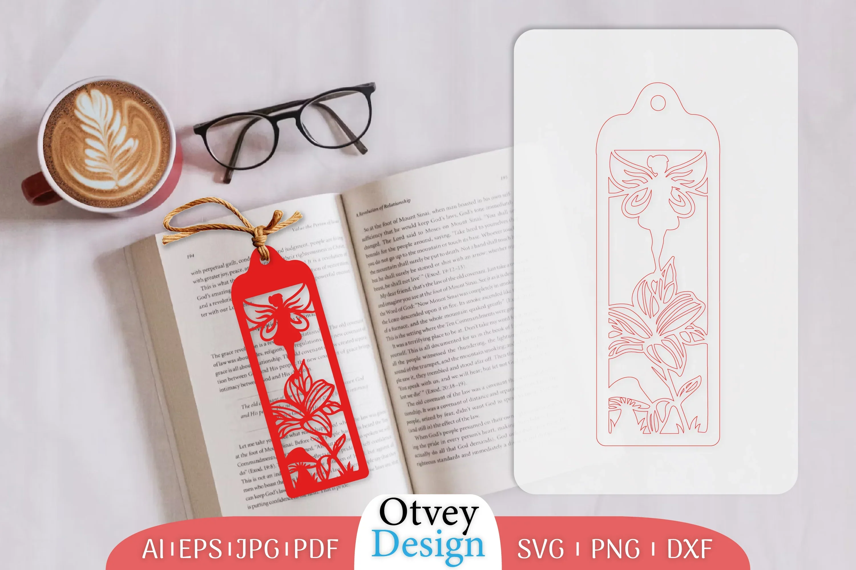 Fairy Bookmark SVG Bundle