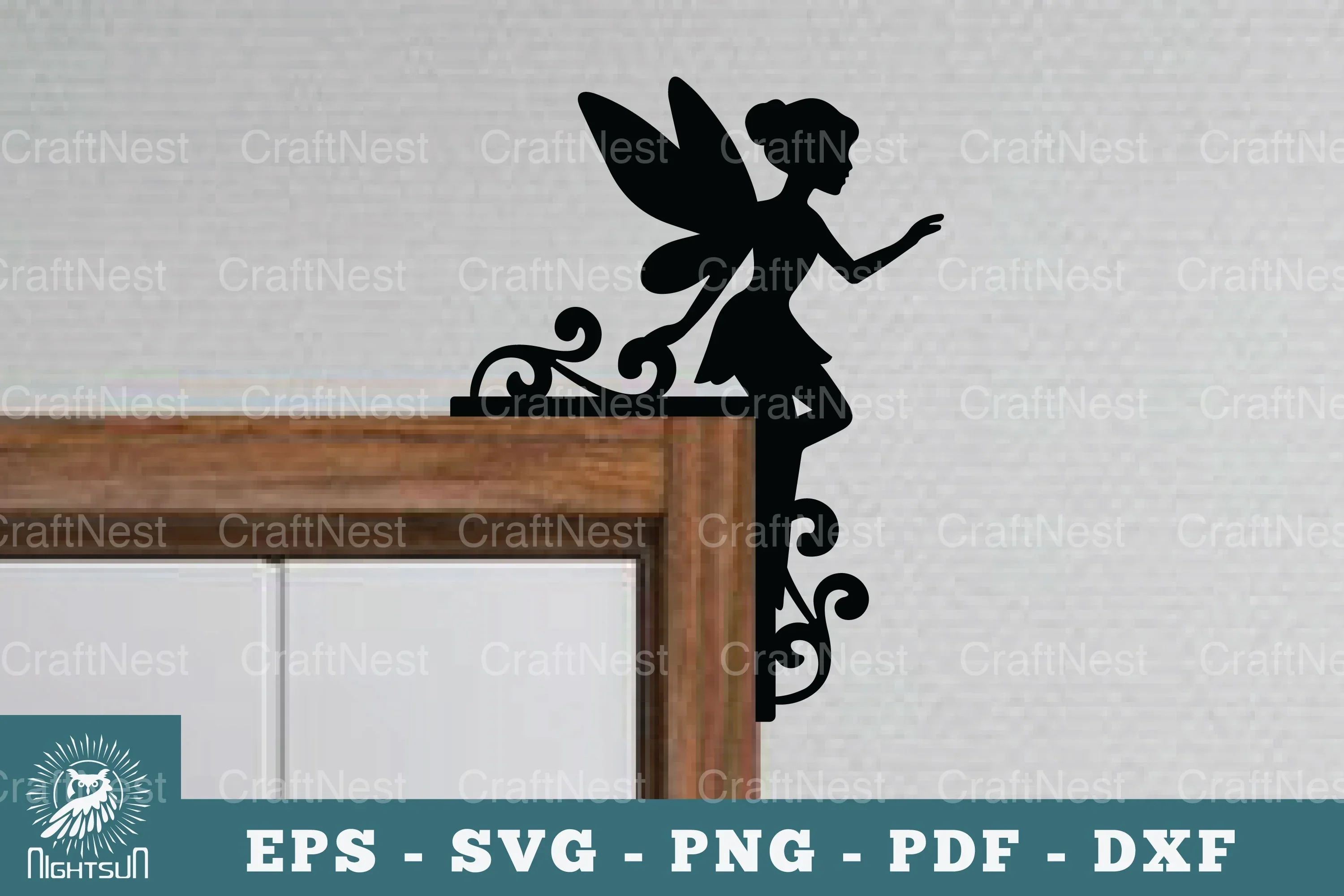 Fairy Door Corner Lasercut SVG Bundle