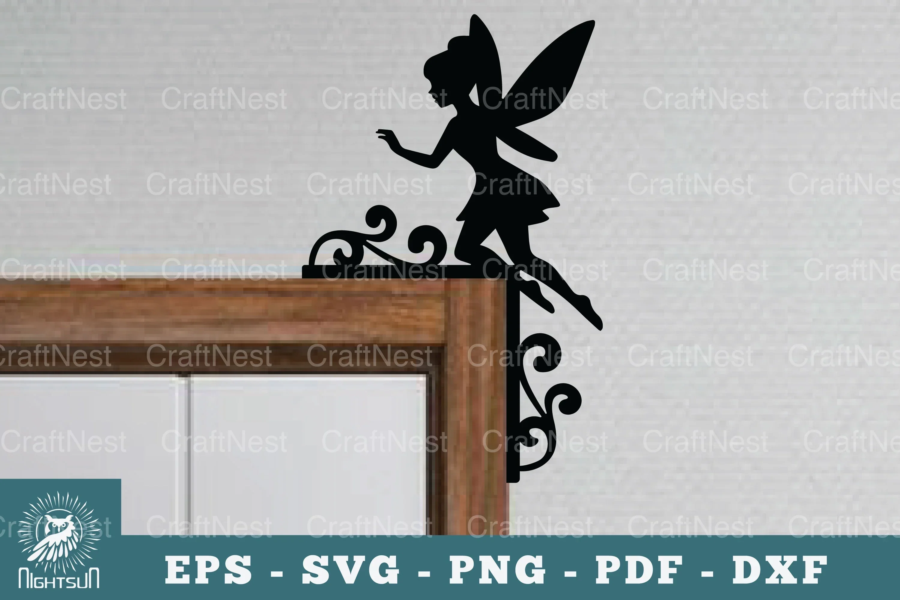 Fairy Door Corner Lasercut SVG Bundle