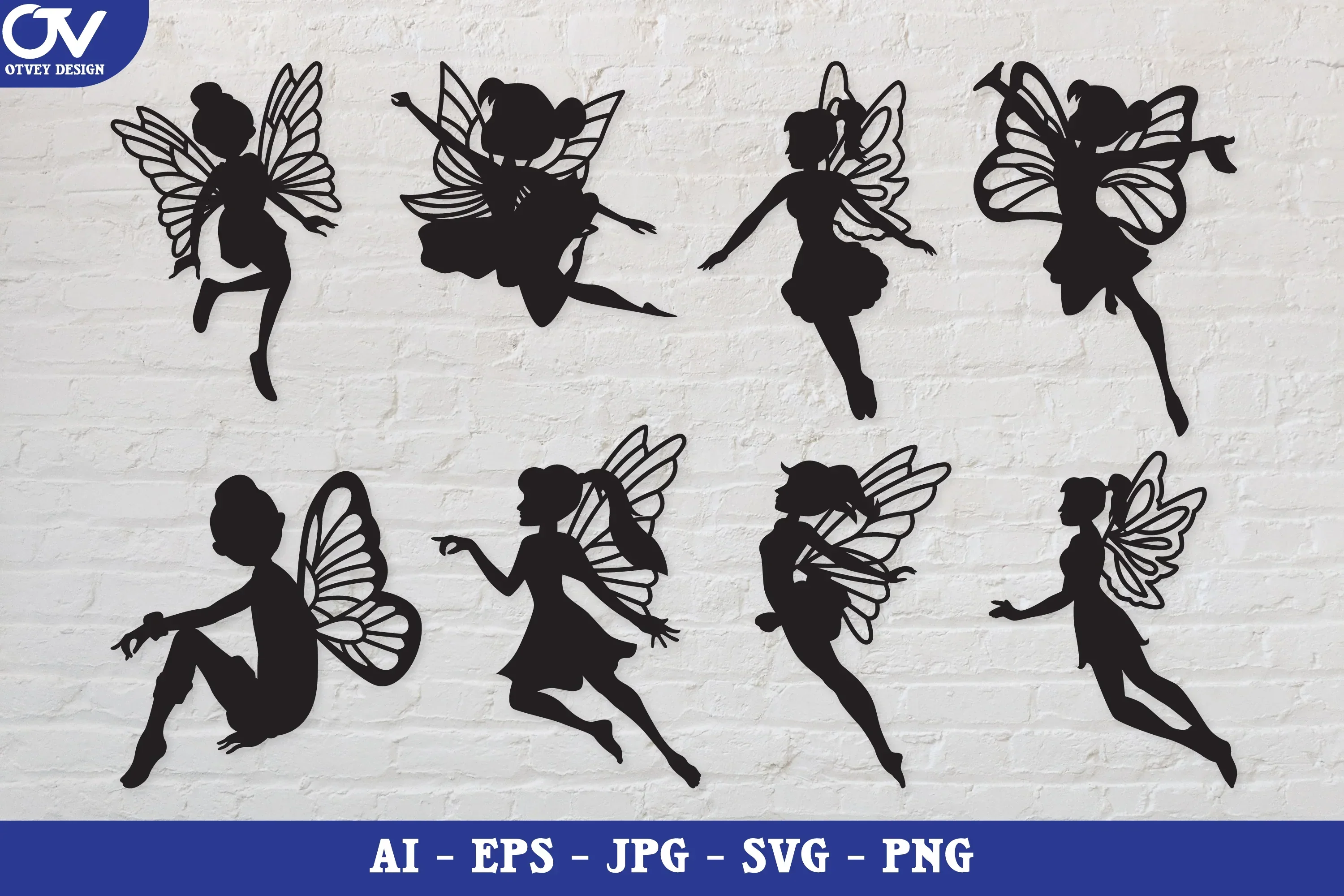 Fairy Silhouette SVG Bundle Collection - Image 4