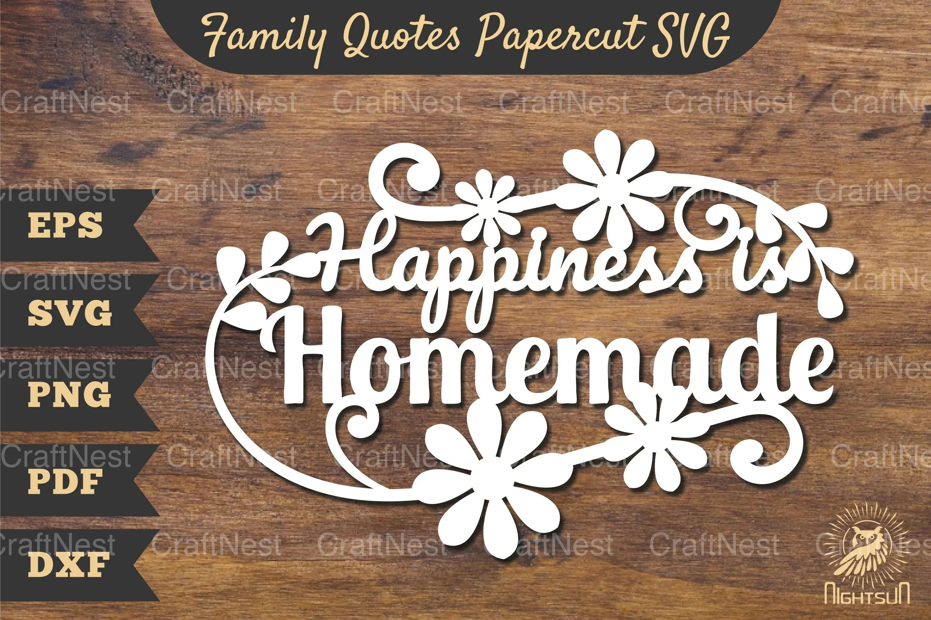 Family Quotes Papercut SVG Bundle