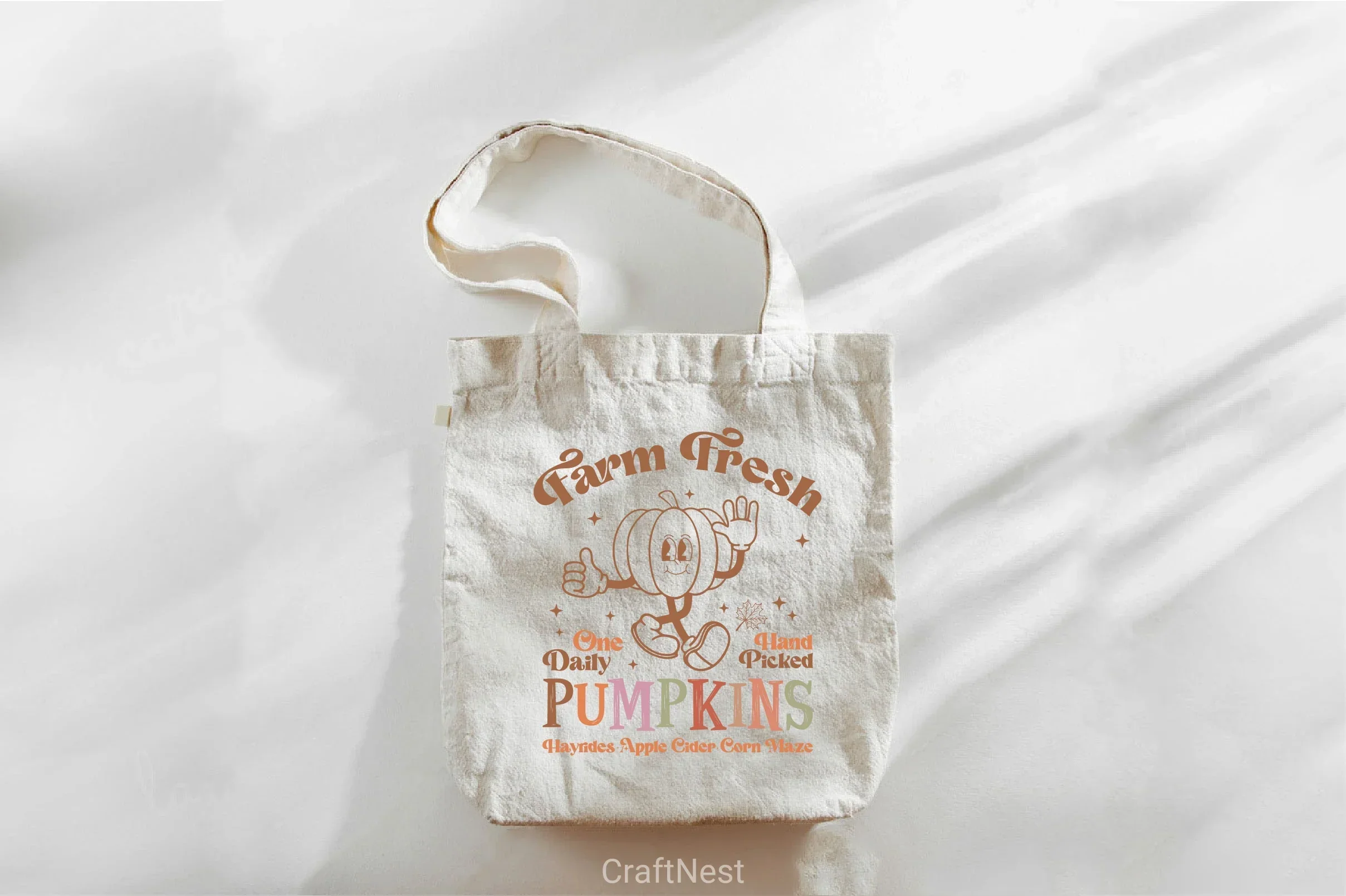 Farm Fresh One Daily Hand Picked Pumpkins Hayrides Apple Cider Corn Maze SVG Bundle - Image 4