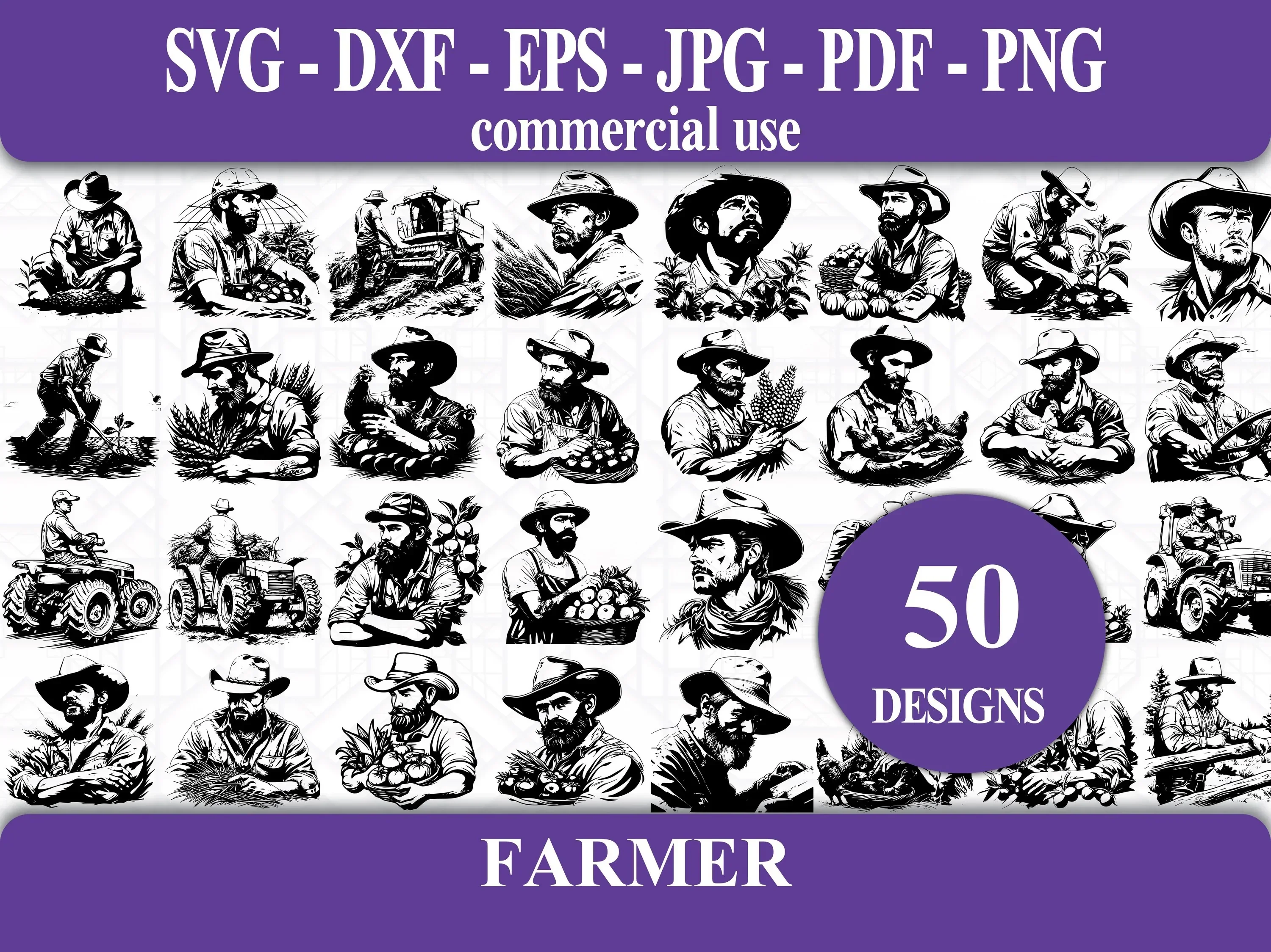 Farmer SVG Bundle