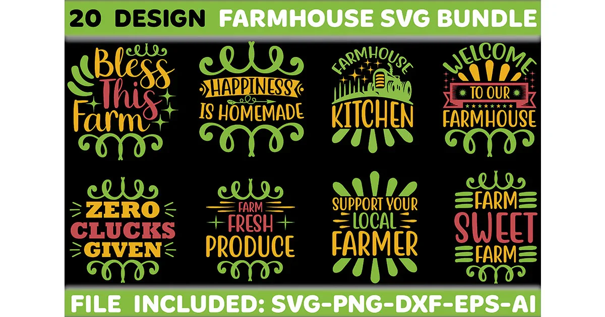 Farmhouse SVG Bundle