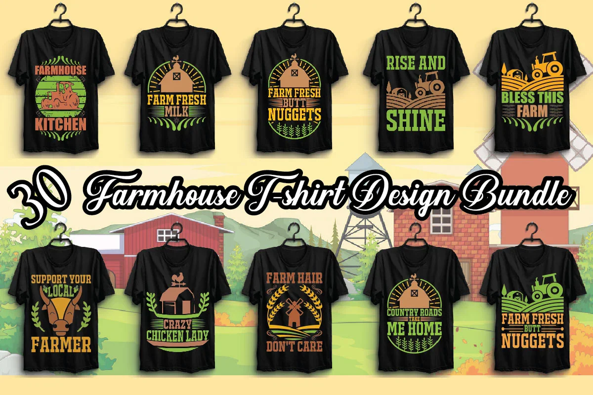 Farmhouse T Shirt Bundle - Image 2
