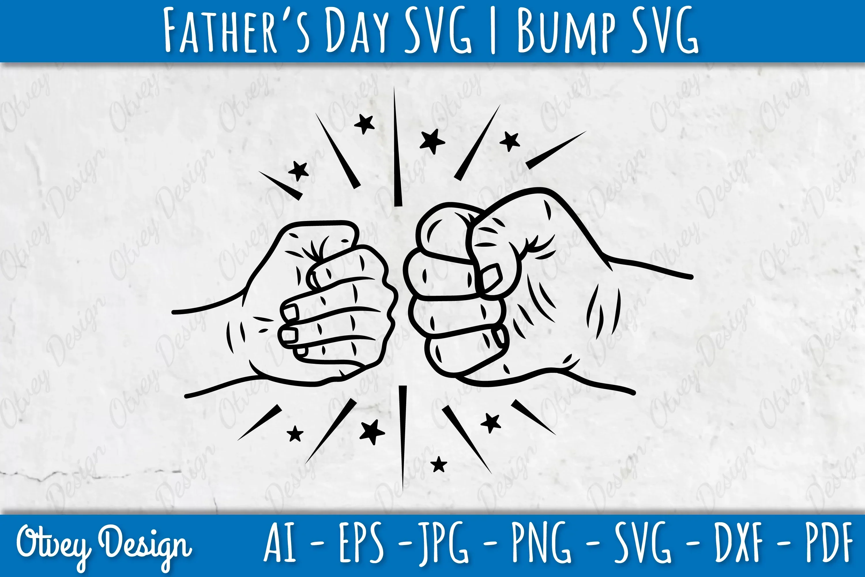 Father's Day Fist Bump SVG Bundle