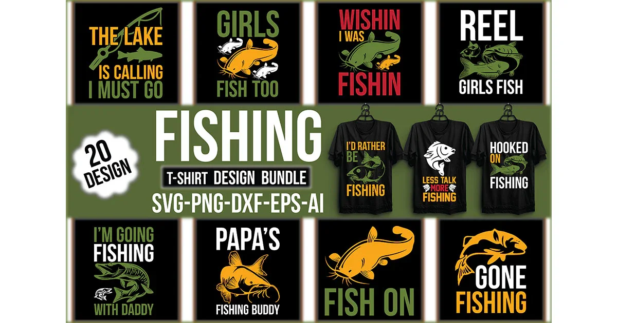 Fishing T-Shirt Bundle