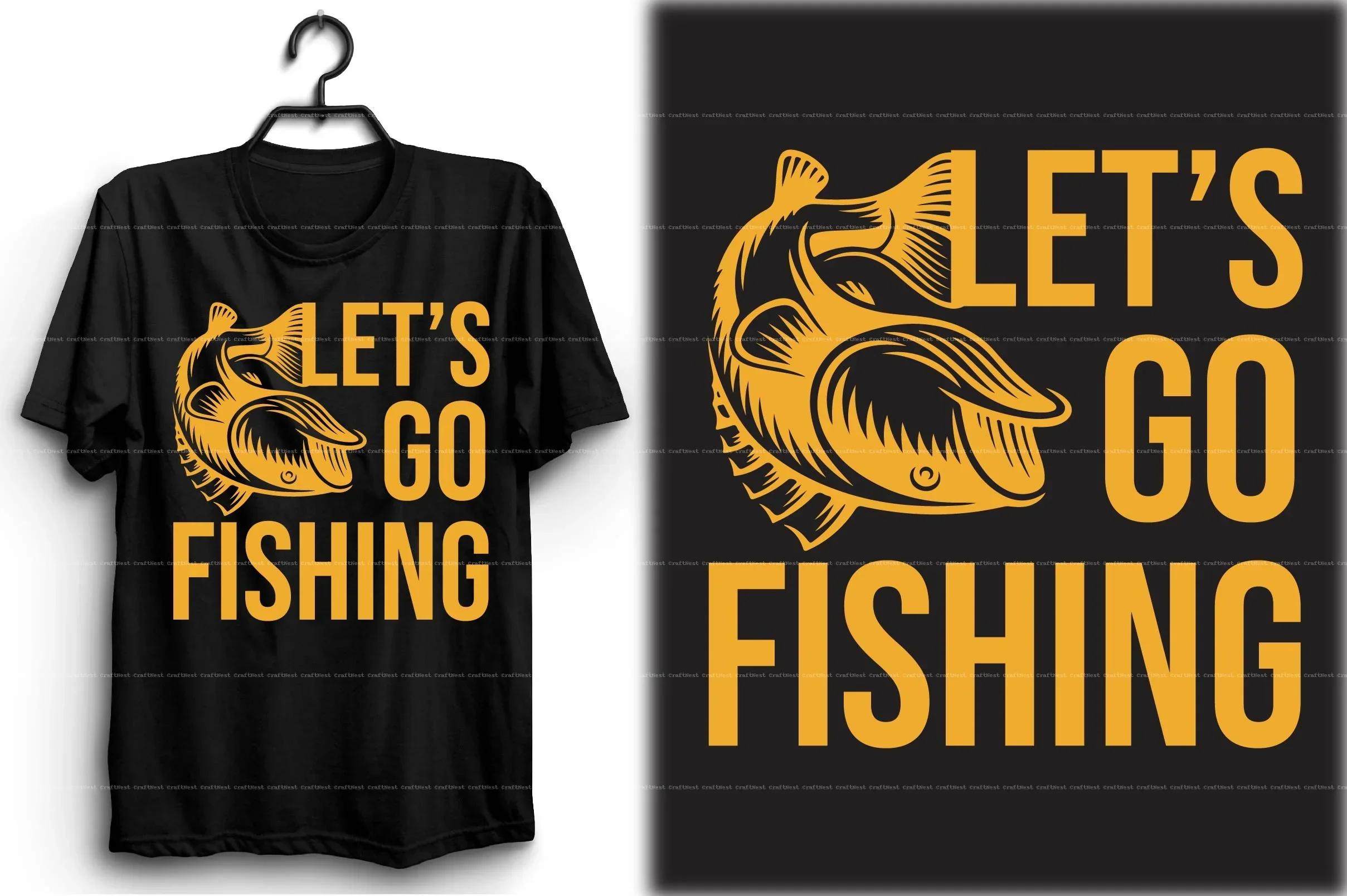 Fishing T-Shirt Design SVG Bundle - Image 9