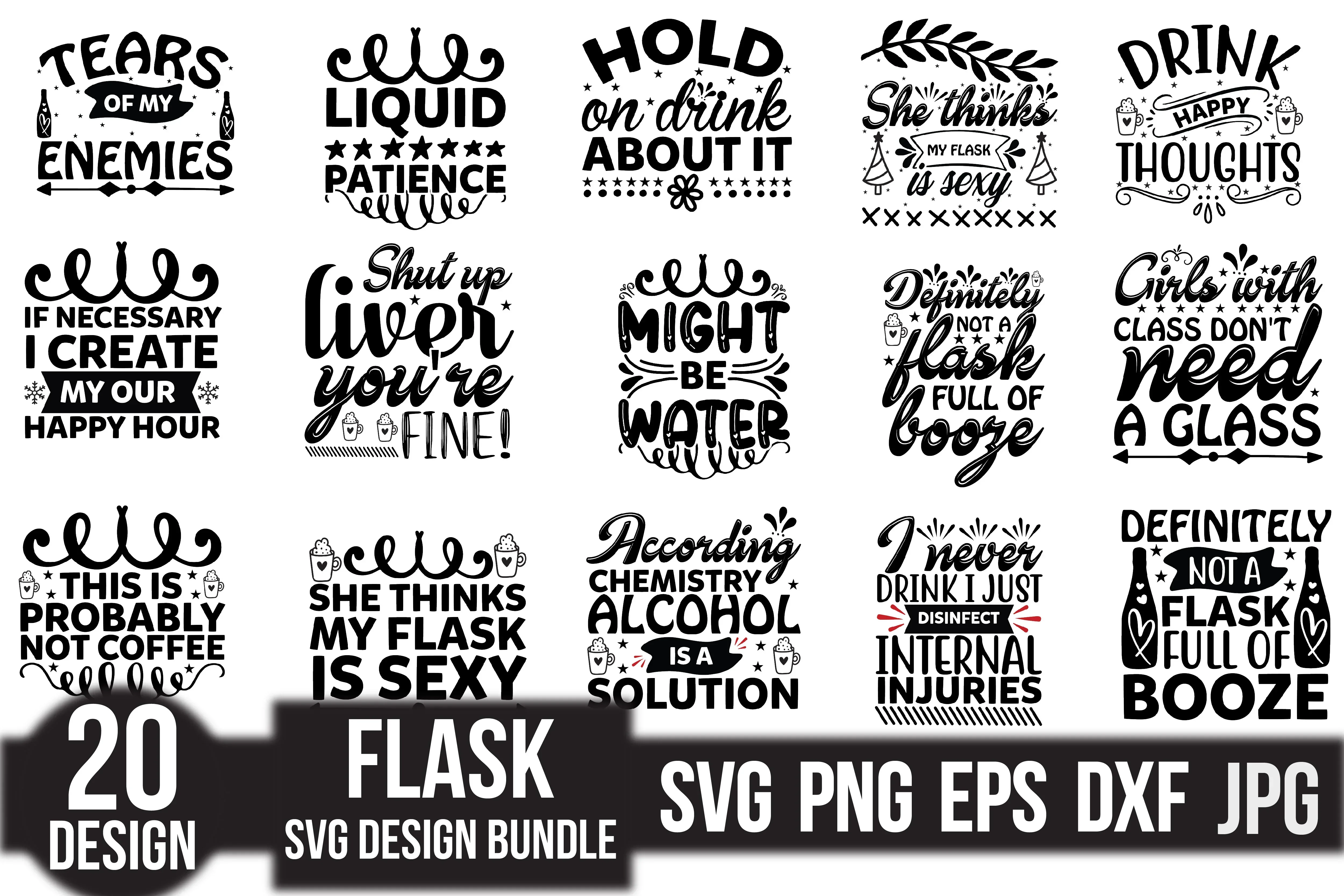 Flask SVG Bundle - Image 2