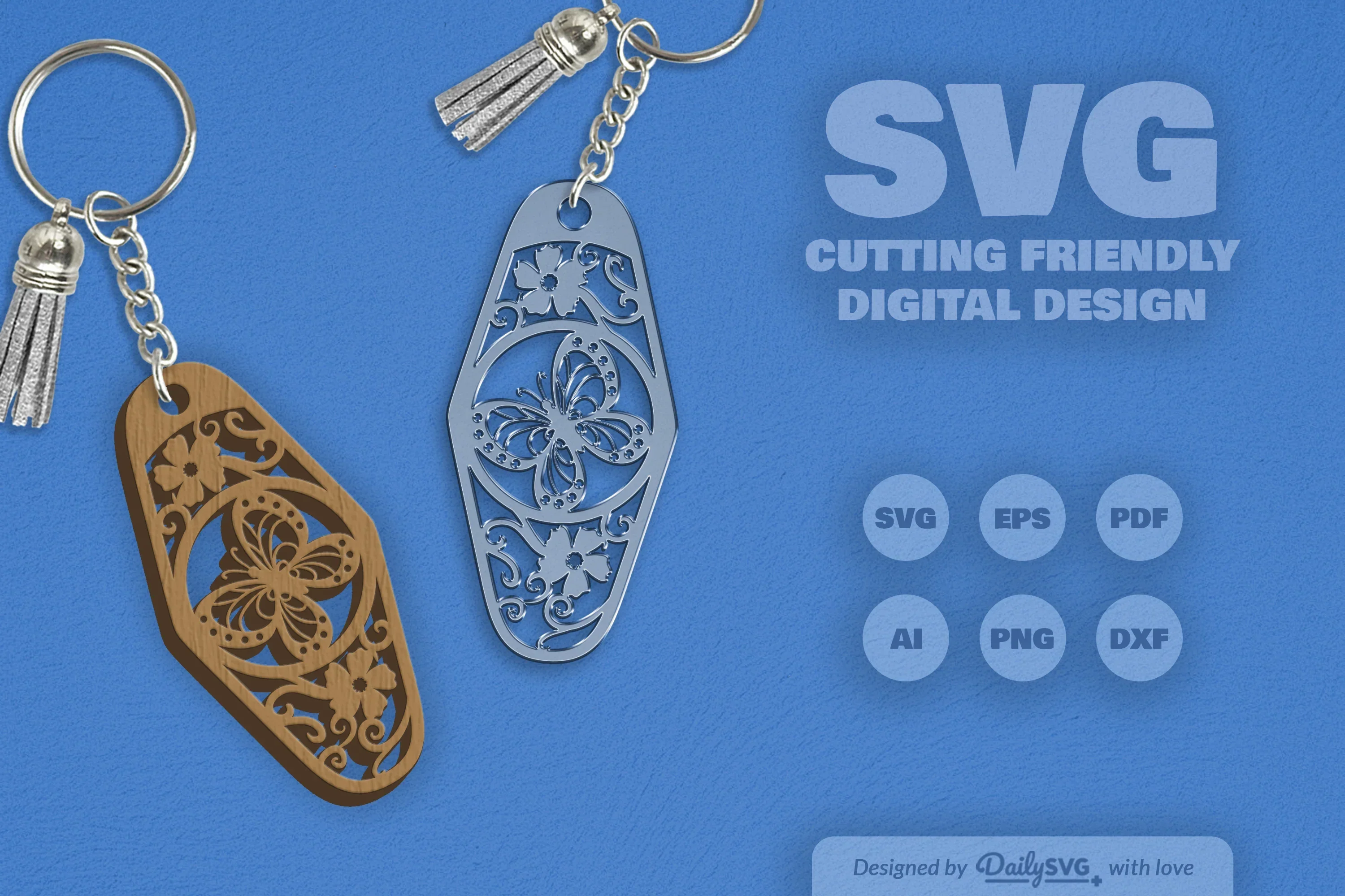 Floral Butterfly Motel SVG Bundle - Image 2