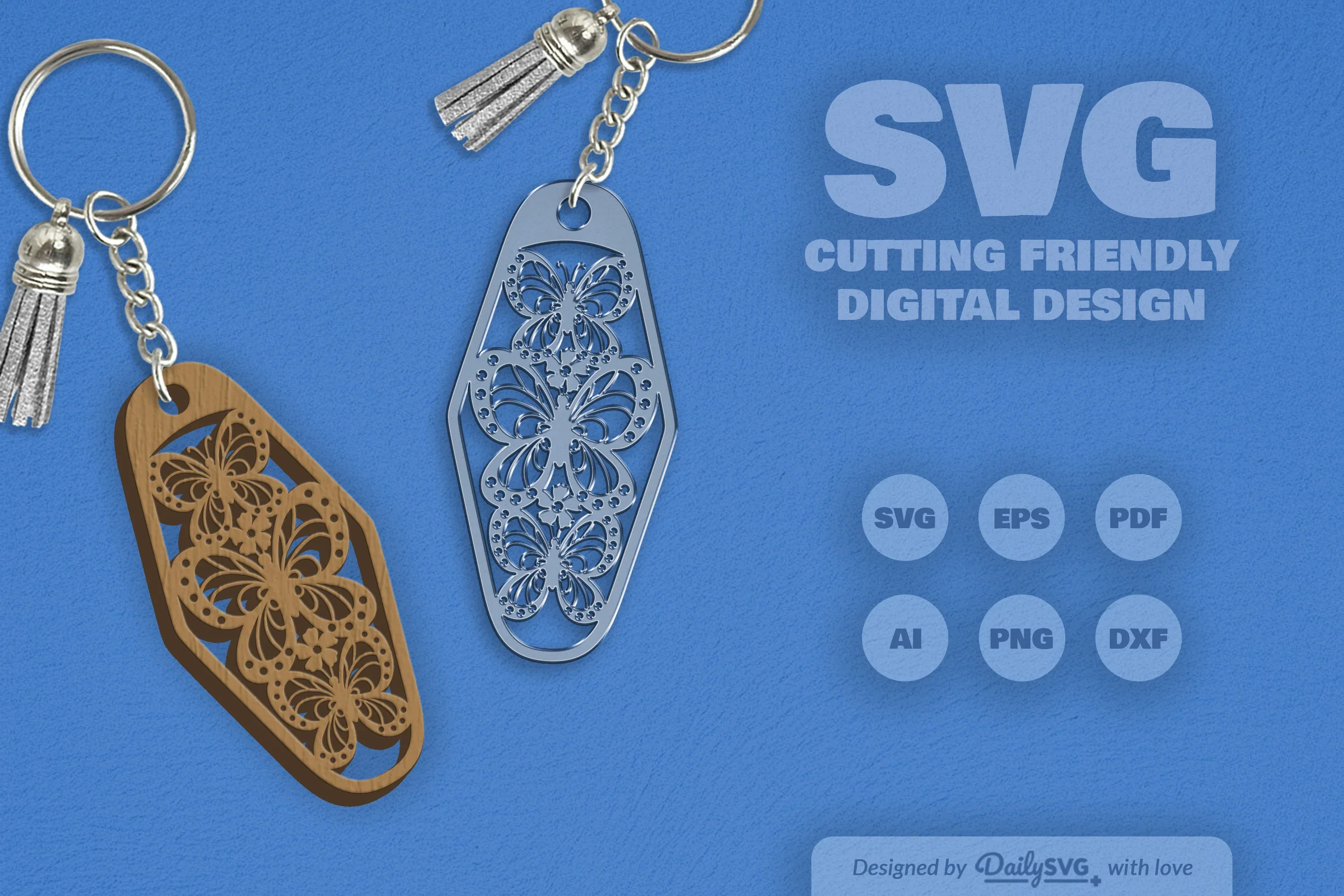 Floral Butterfly Motel SVG Bundle - Image 2