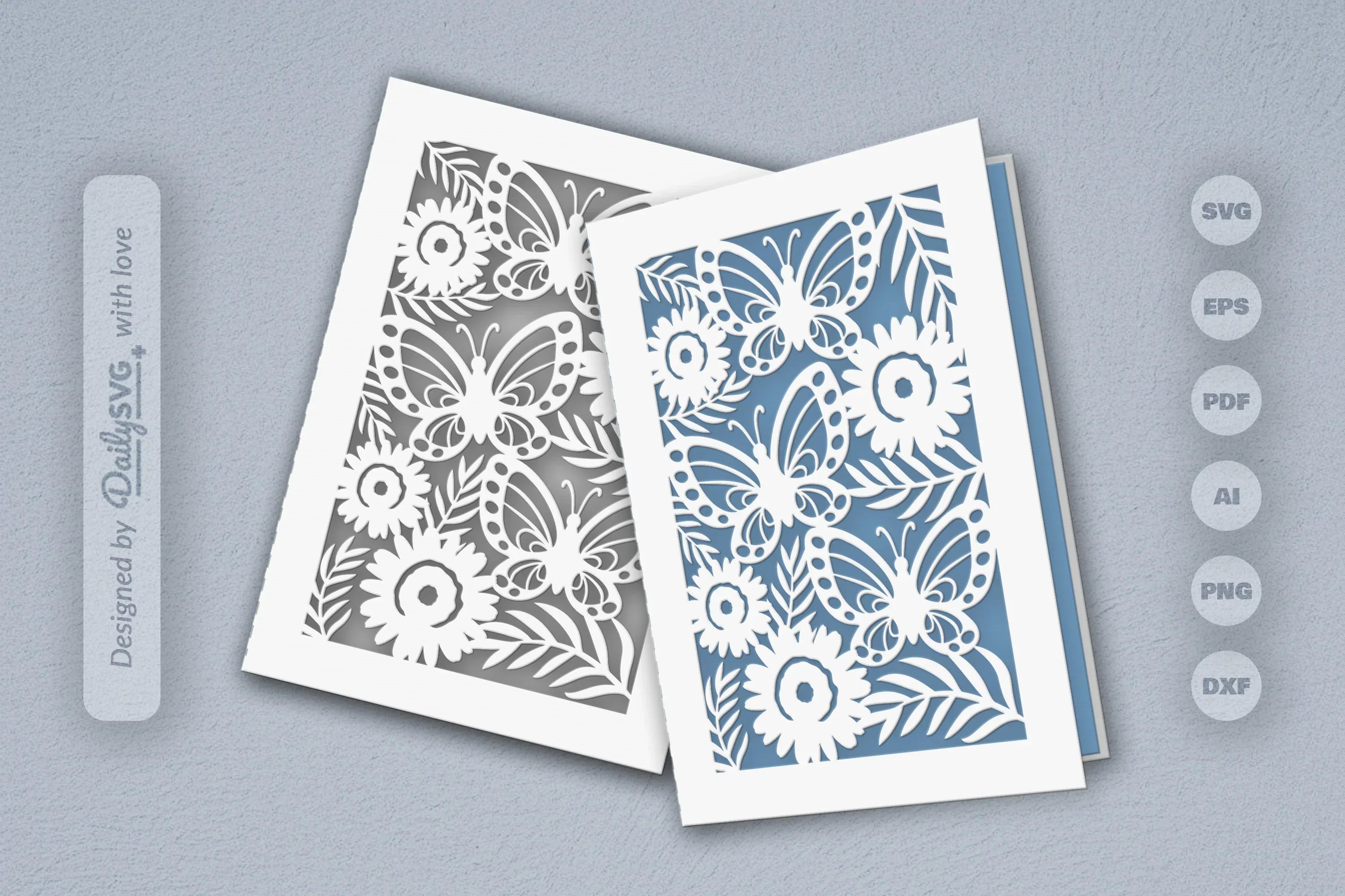Floral Butterfly SVG Bundle