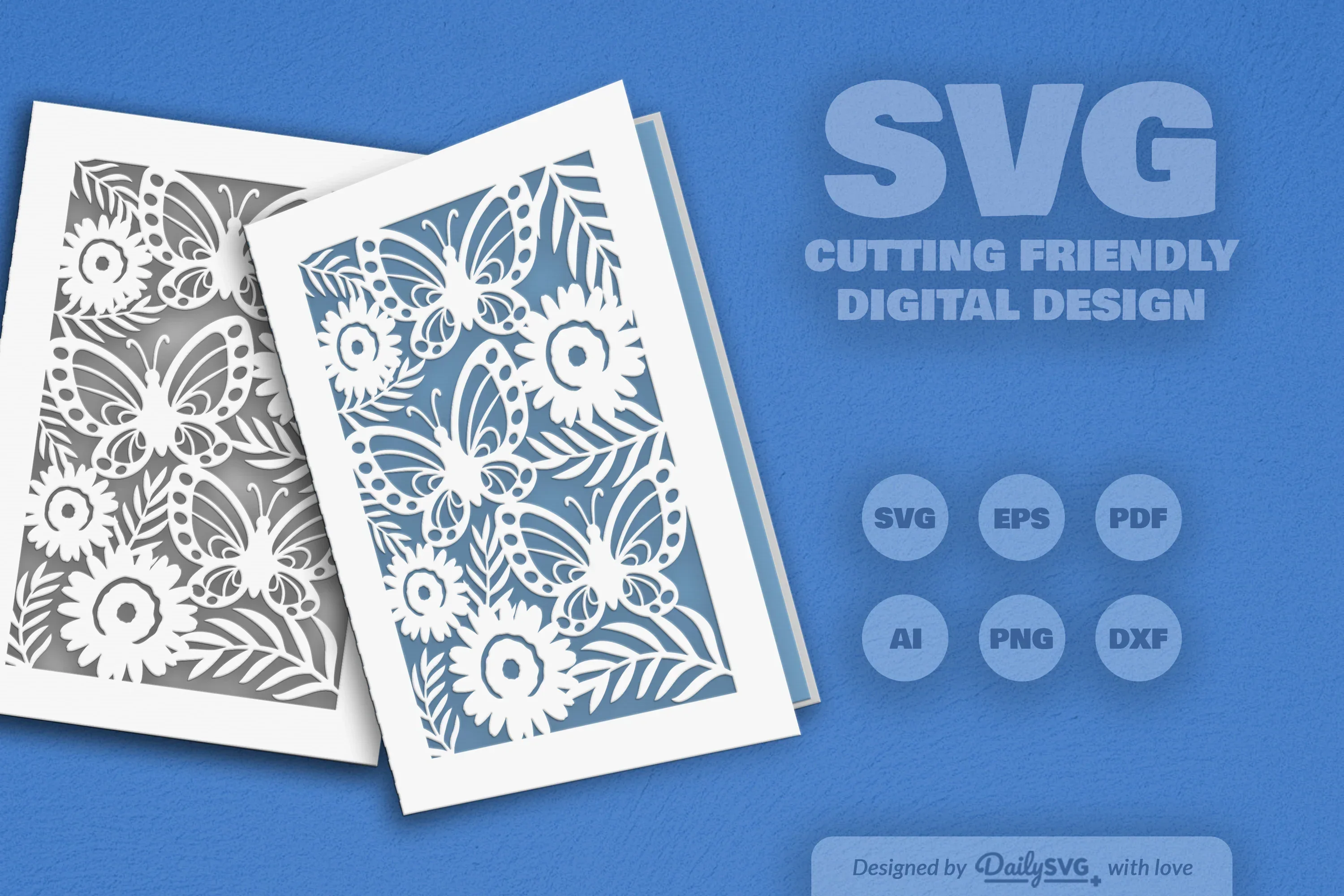 Floral Butterfly SVG Bundle - Image 2