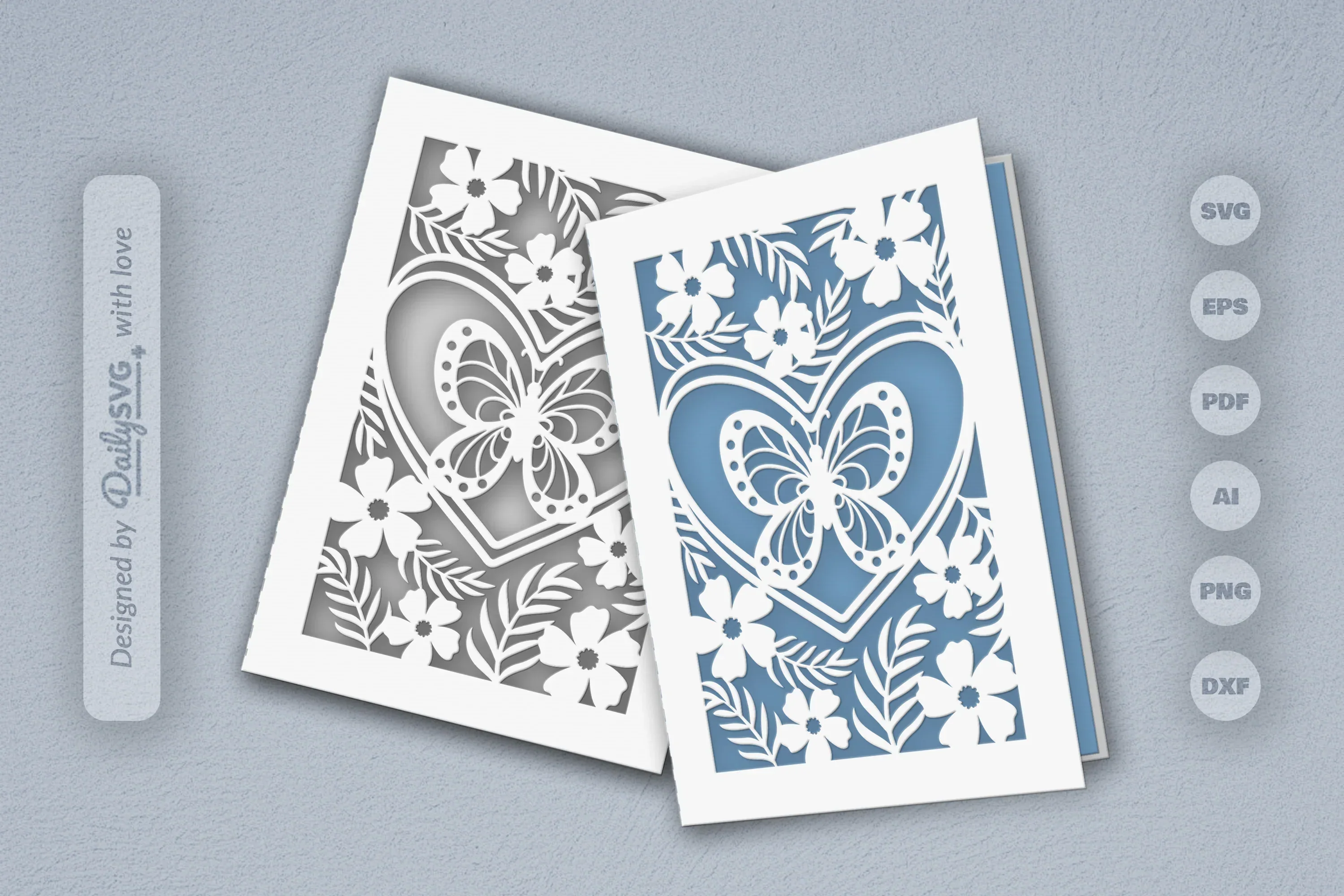 Floral Butterfly SVG Bundle
