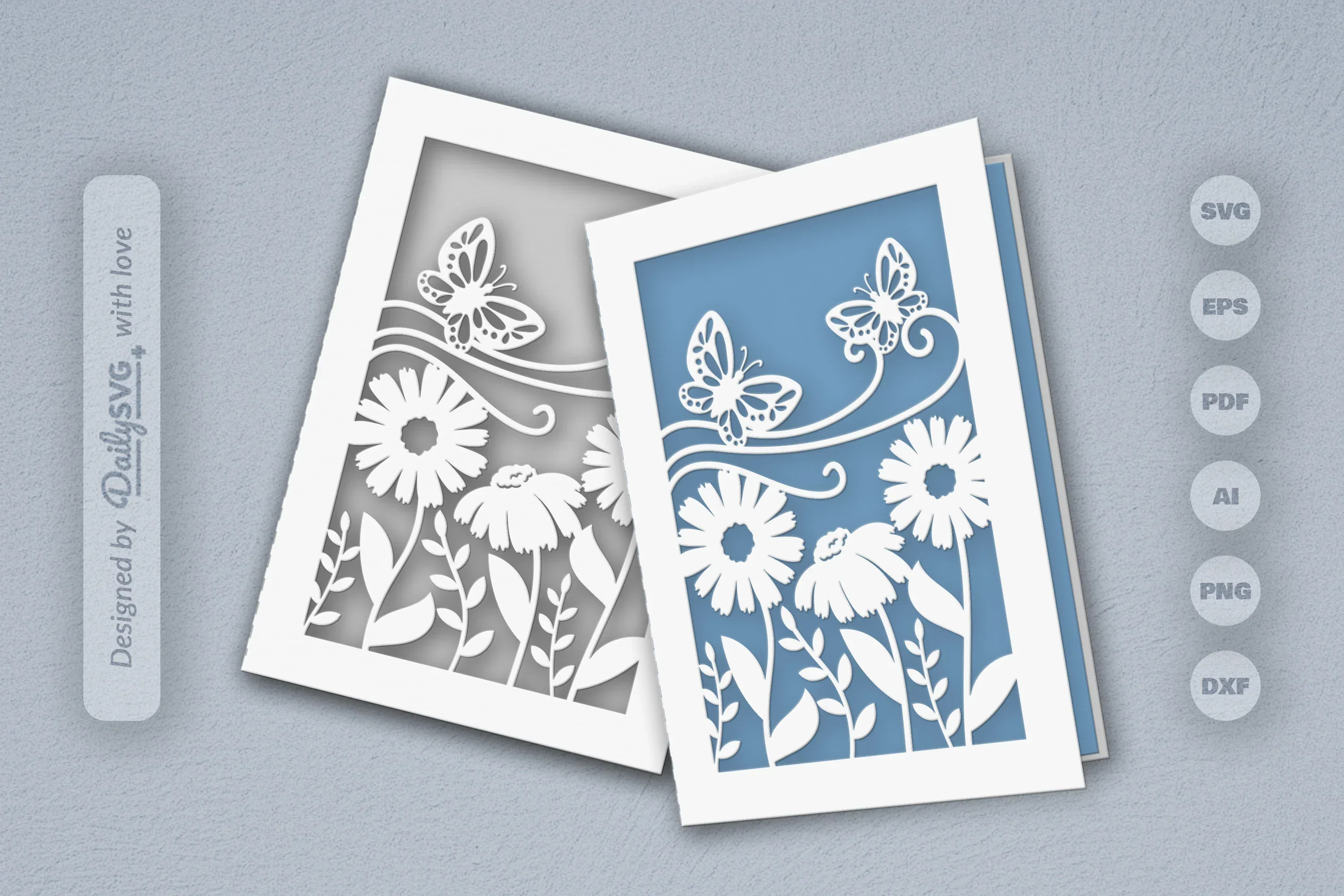 Floral Butterfly SVG Bundle