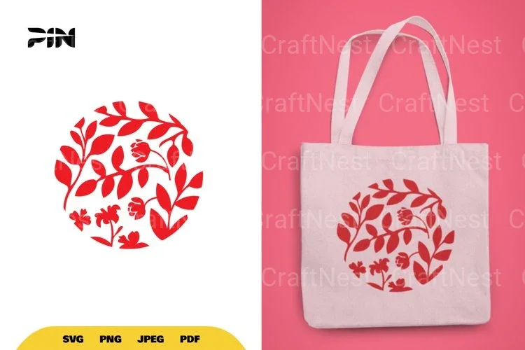 Floral Circle SVG Bundle